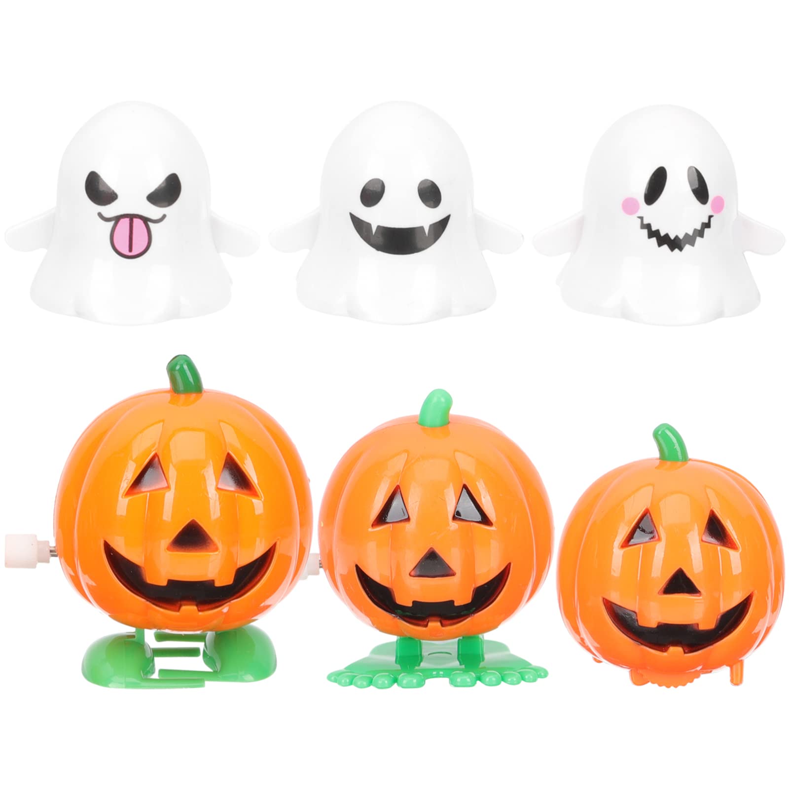 Gatuida Halloween Wind Up Toys - 6 Pack Assorted Novelty Clockwork Toys for Halloween Party Favors, Goodie Bags & Stocking Stuffers | Fun Halloween Decorations & Trick-or-Treat Gifts for Kids