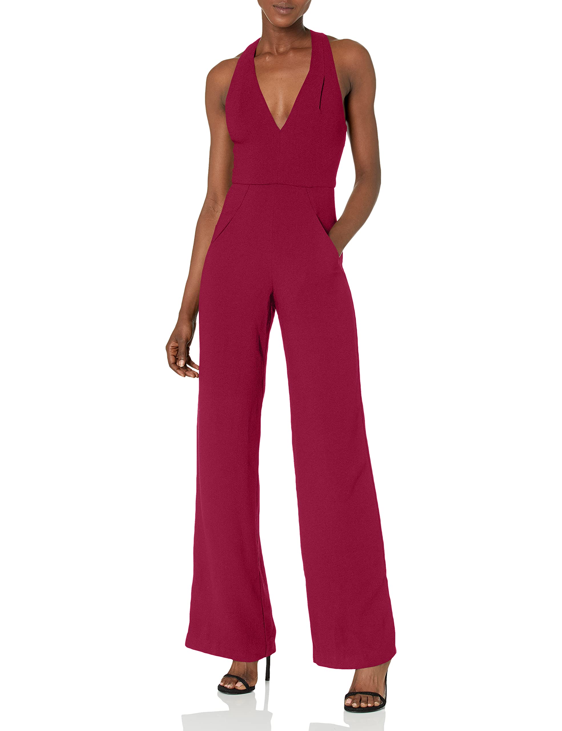 Black Halo Women's Jordan Jumpsuit - Elegant One-Piece Outfit for Women | Perfect for Parties, Weddings & Evening Events | Fashionable & Comfortable Jumpsuit for Any Occasion