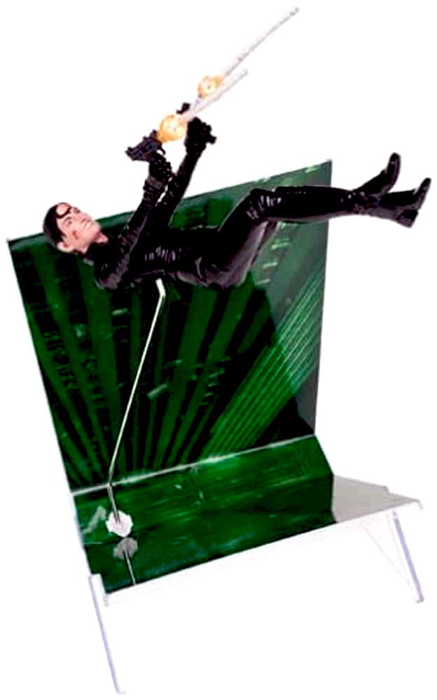 The Matrix Reloaded Trinity Falls Action Figure - 12