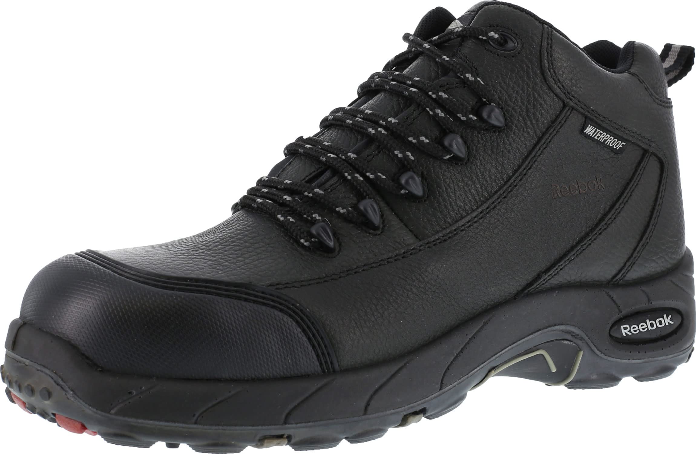Reebok Women's Tiahawk Composite Toe Work Safety Shoes - Met Guard EH Rated for Workplace Protection | Comfortable Brown Casual Work Boots for Construction, Warehouse & Industrial Jobs