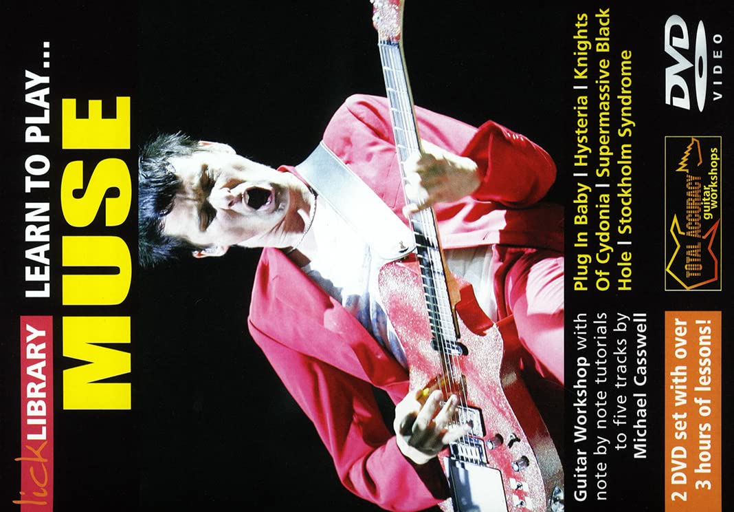 Learn To Play Muse Guitar DVD - Step-by-Step Tutorial for Beginners & Advanced Players | Perfect for Home Practice & Music Lessons | UK Import