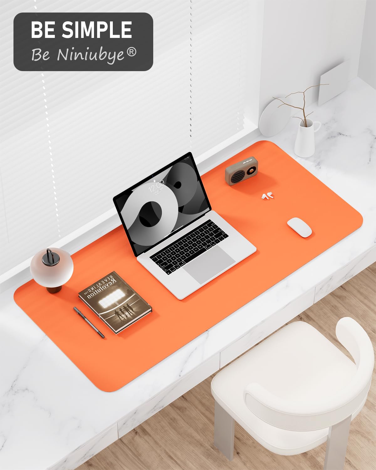 Premium PU Leather Desk Pad - 23.6