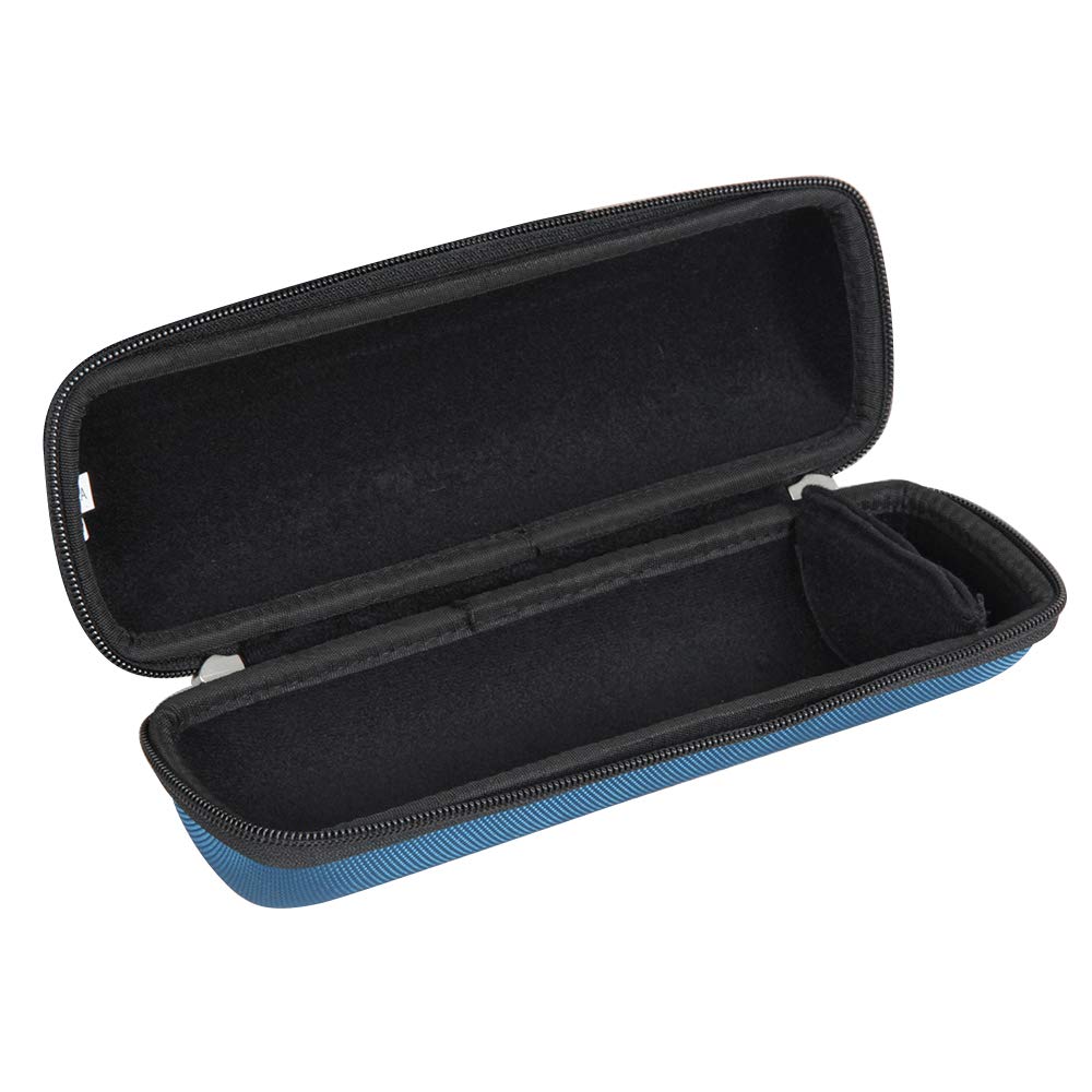 Hermitshell Hard EVA Travel Case for Sony SRS-XB22 Extra Bass Bluetooth Speaker - Waterproof Protective Cover with Carabiner (Blue) - Perfect for Outdoor Adventures, Travel & Daily Commute