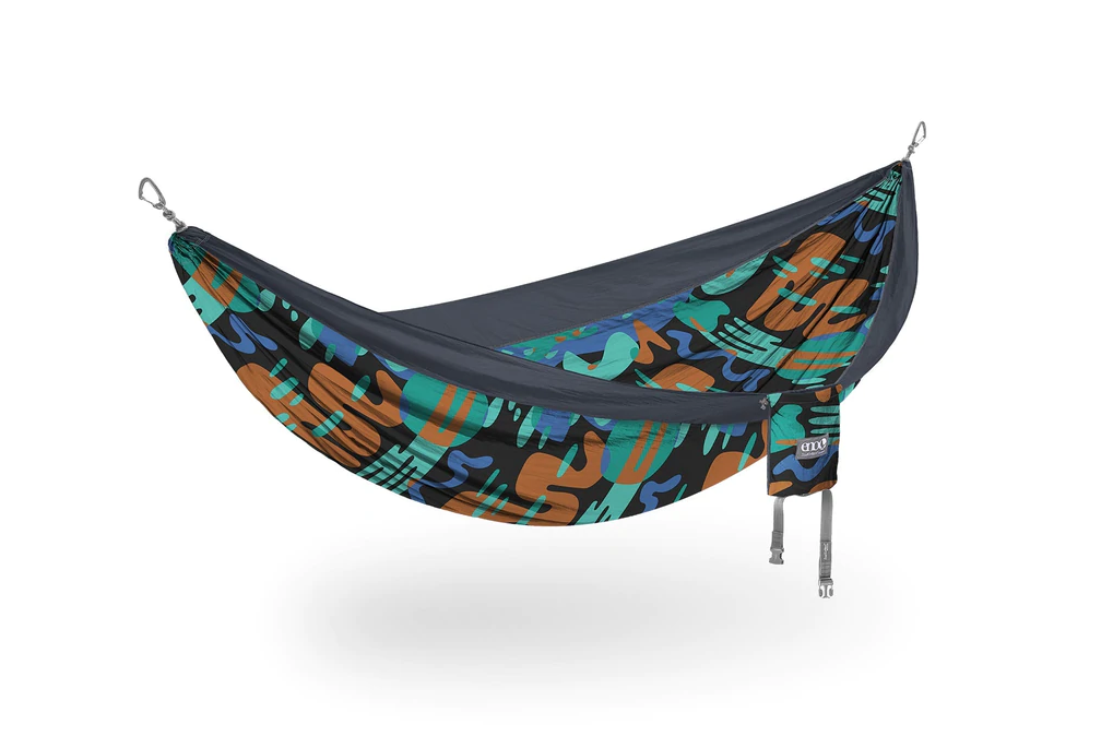 Eno DoubleNest Hammock with Vibrant Prints - Lightweight & Portable for Camping, Backpacking, Beach & Outdoor Adventures