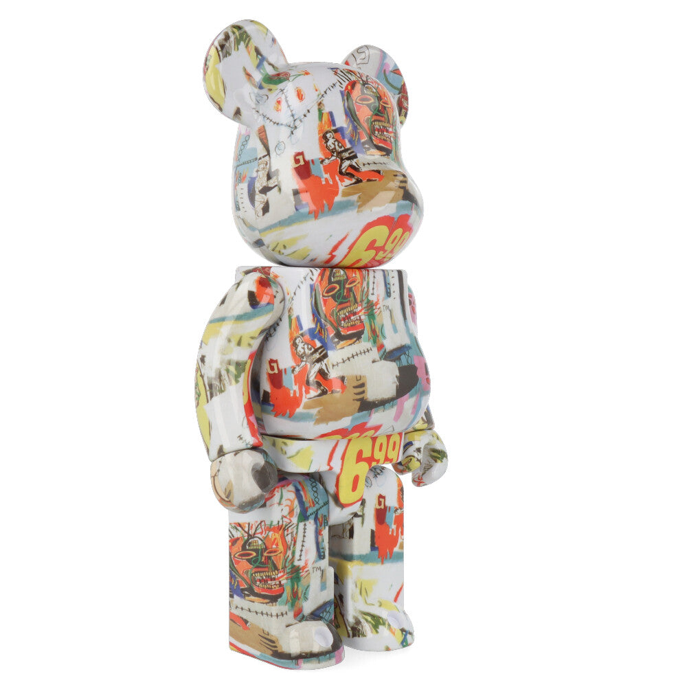 400% Bearbrick Warhol X Basquiat 4 - Limited Edition Designer Art Toy Collectible - Perfect for Home Display, Office Decor & Pop Culture Enthusiasts