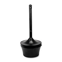 Genuine Joe GJO58891 4.25 Gallon Fire-Safe Smoking Receptacle - Outdoor Ashtray for Cigarettes & Cigars - Ideal for Patios, Restaurants, and Public Areas