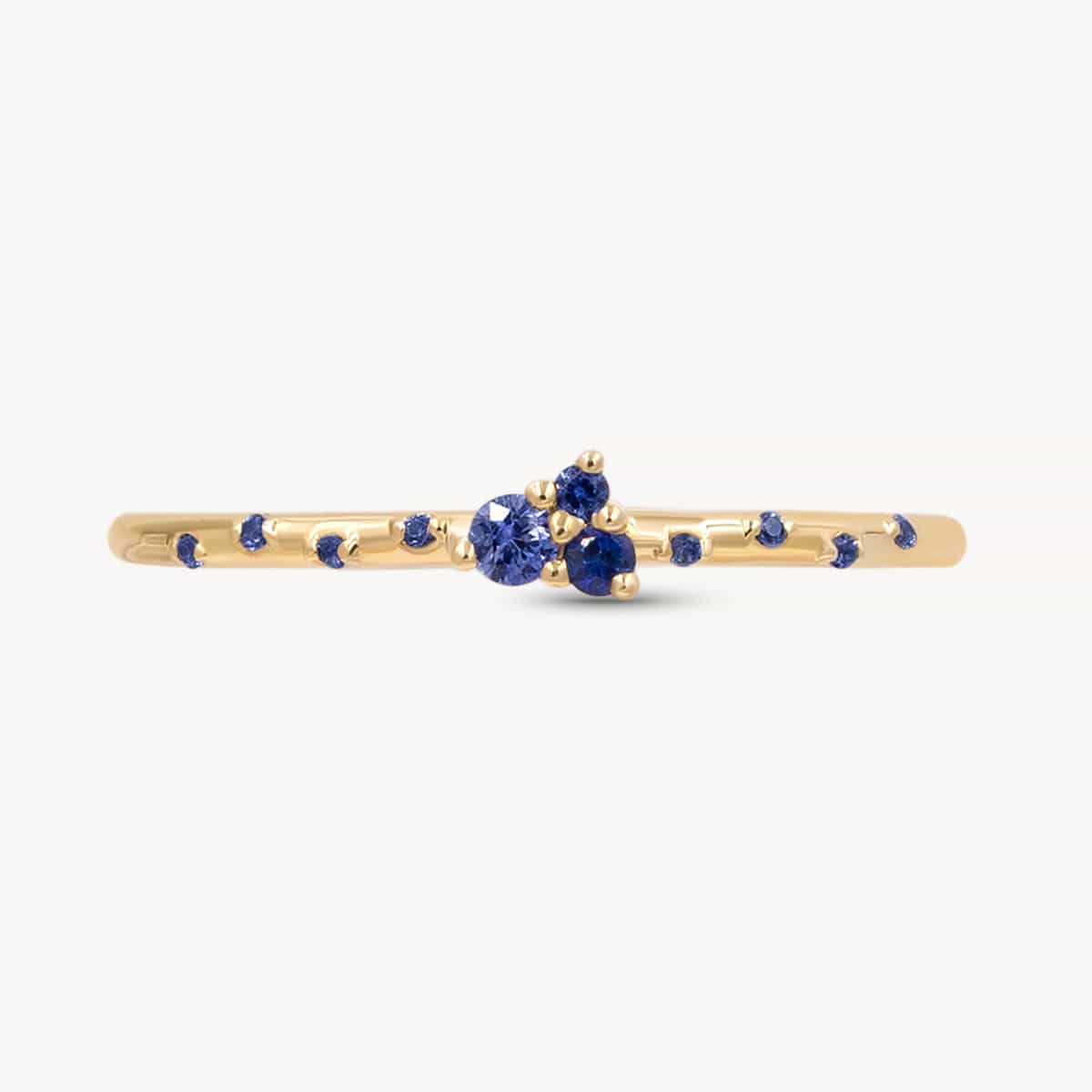 Starry Ocean Trio Ring Set - Elegant Silver Wave Rings for Women - Perfect for Beach Weddings, Boho Fashion & Layered Stacking Jewelry