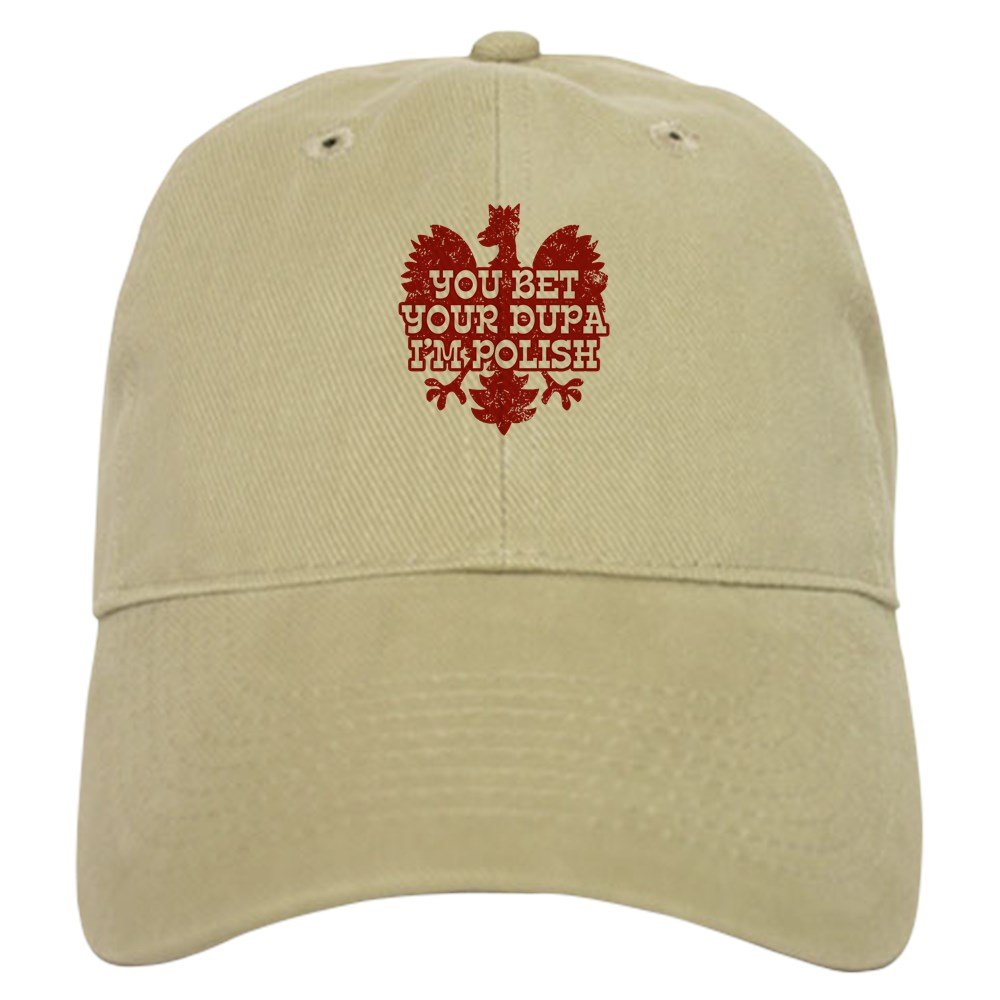 You Bet Your Dupa I'm Polish Adjustable Baseball Cap - Funny Polish Pride Hat for Parties, Sports & Everyday Wear