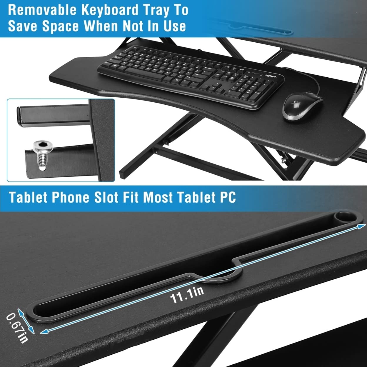 iMounTEK Adjustable Standing Desk Converter - 32
