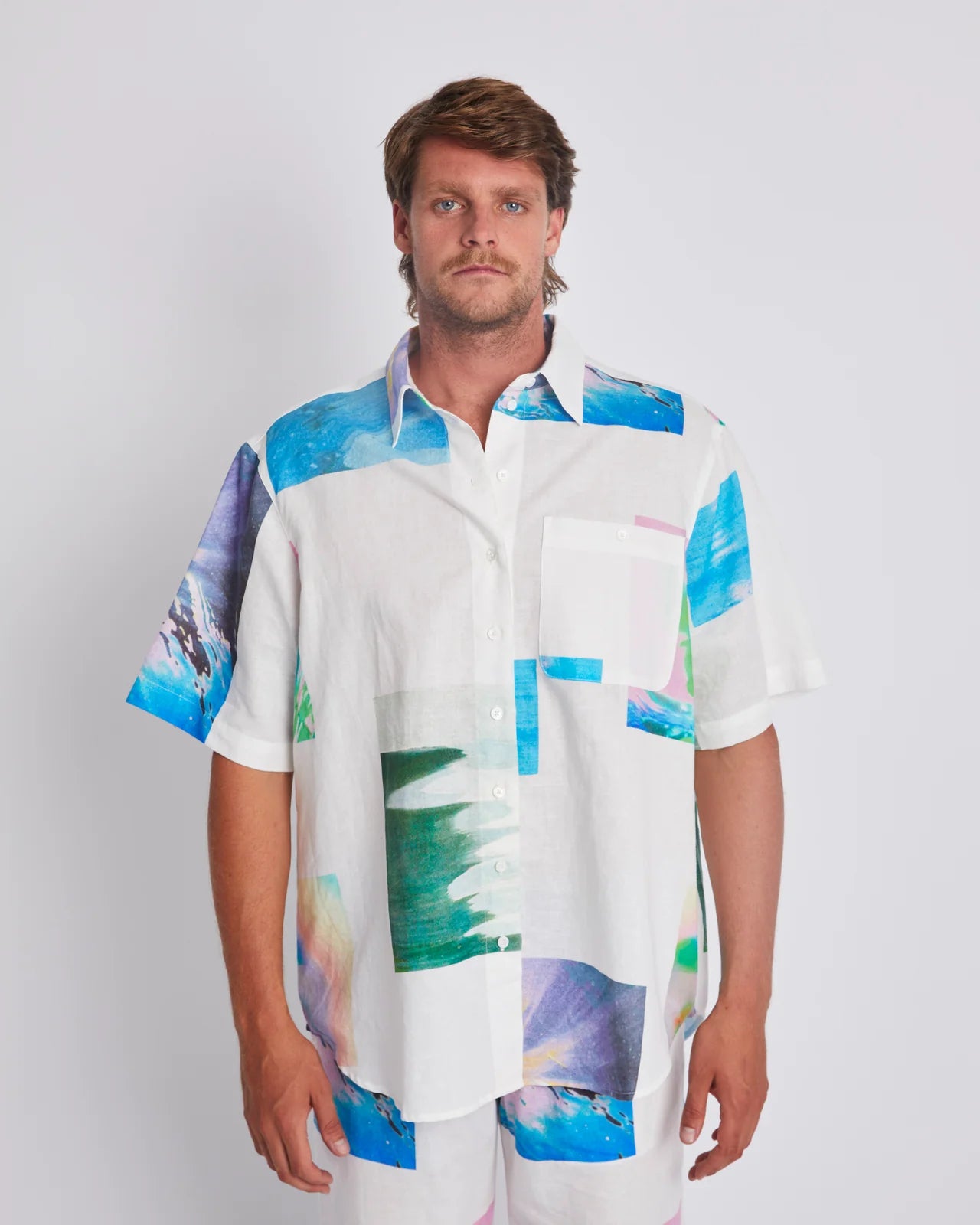 Big Shirt SEA SPACE - Oversized Comfortable T-Shirt for Men & Women - Perfect for Casual Wear, Lounge, and Outdoor Activities