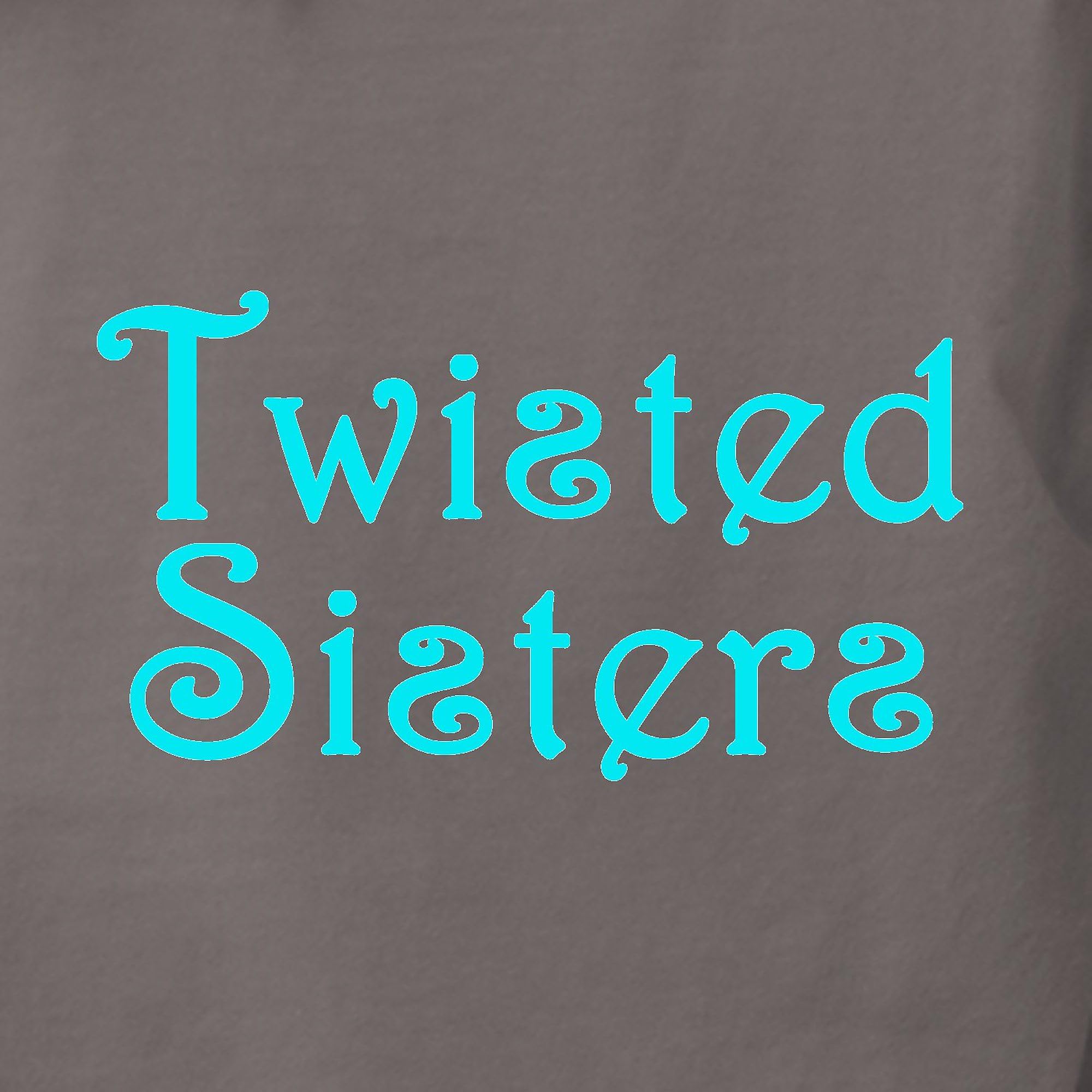Twisted Sisters Graphic T-Shirt for Women - Soft Comfort Colors Cotton Tee - Perfect for Casual Wear, Sisterhood Events & Gifts
