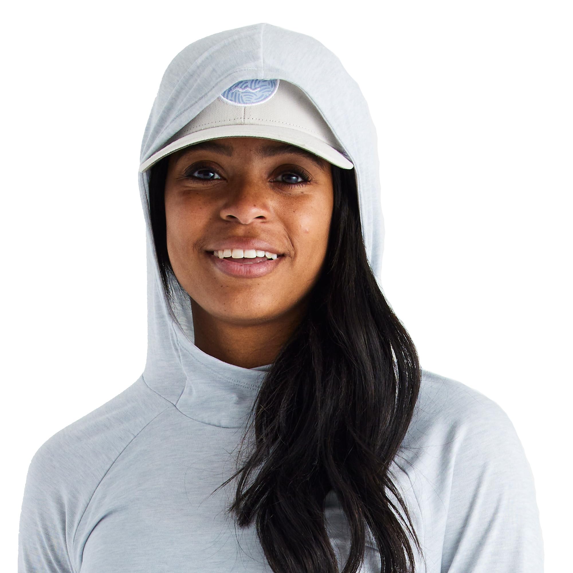 Free Fly Women's Elevate Hoodie - UPF 30+ Sun Protection, Moisture Wicking Long Sleeve Shirt for Hiking, Beach & Outdoor Activities | Lightweight Travel & Yoga Top for Women