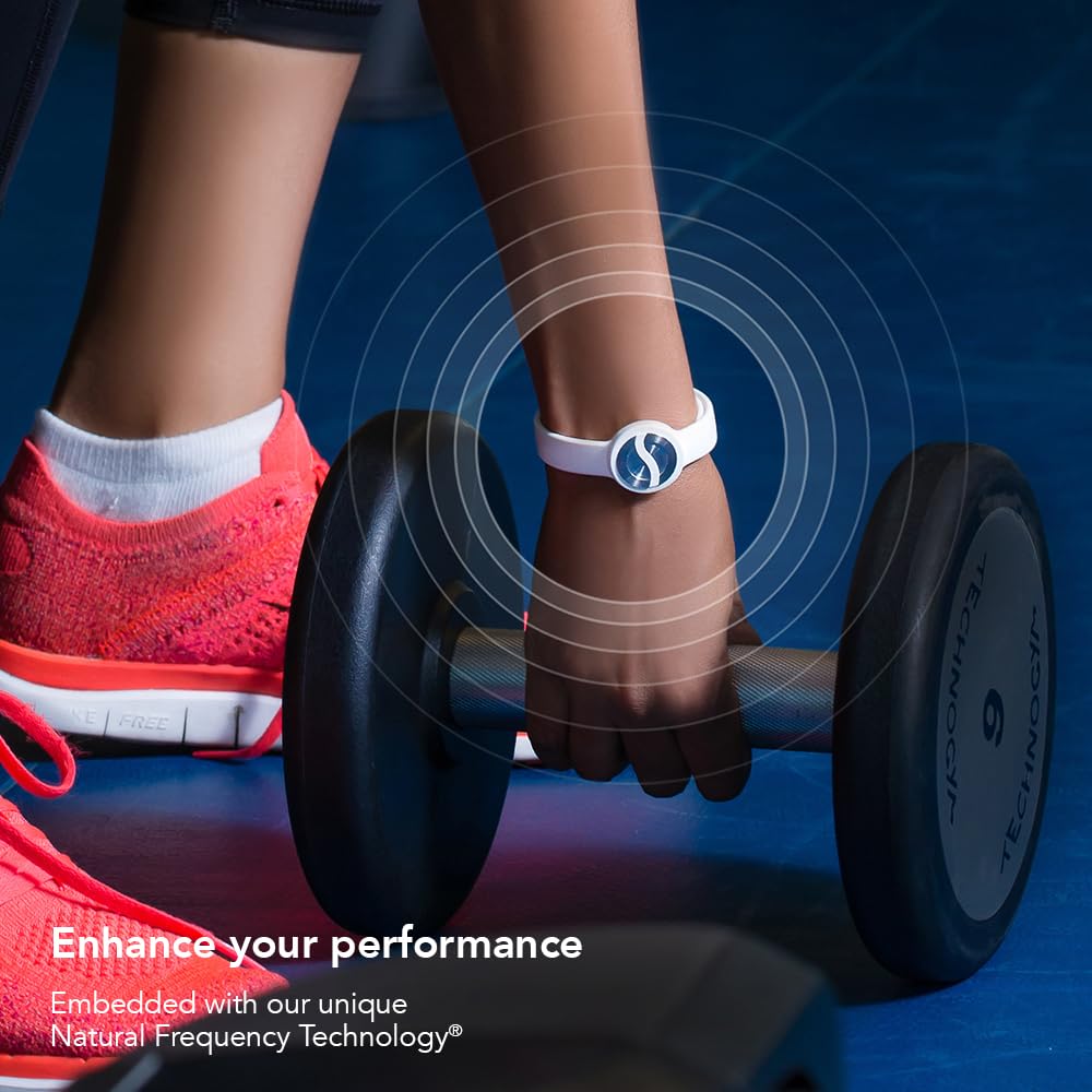 Philip Stein Sports Bracelet - Durable Rubber Fitness Band with Natural Frequency Technology for Enhanced Performance, Energy Boost & Recovery - Ideal for Running, Gym Workouts & Active Lifestyle