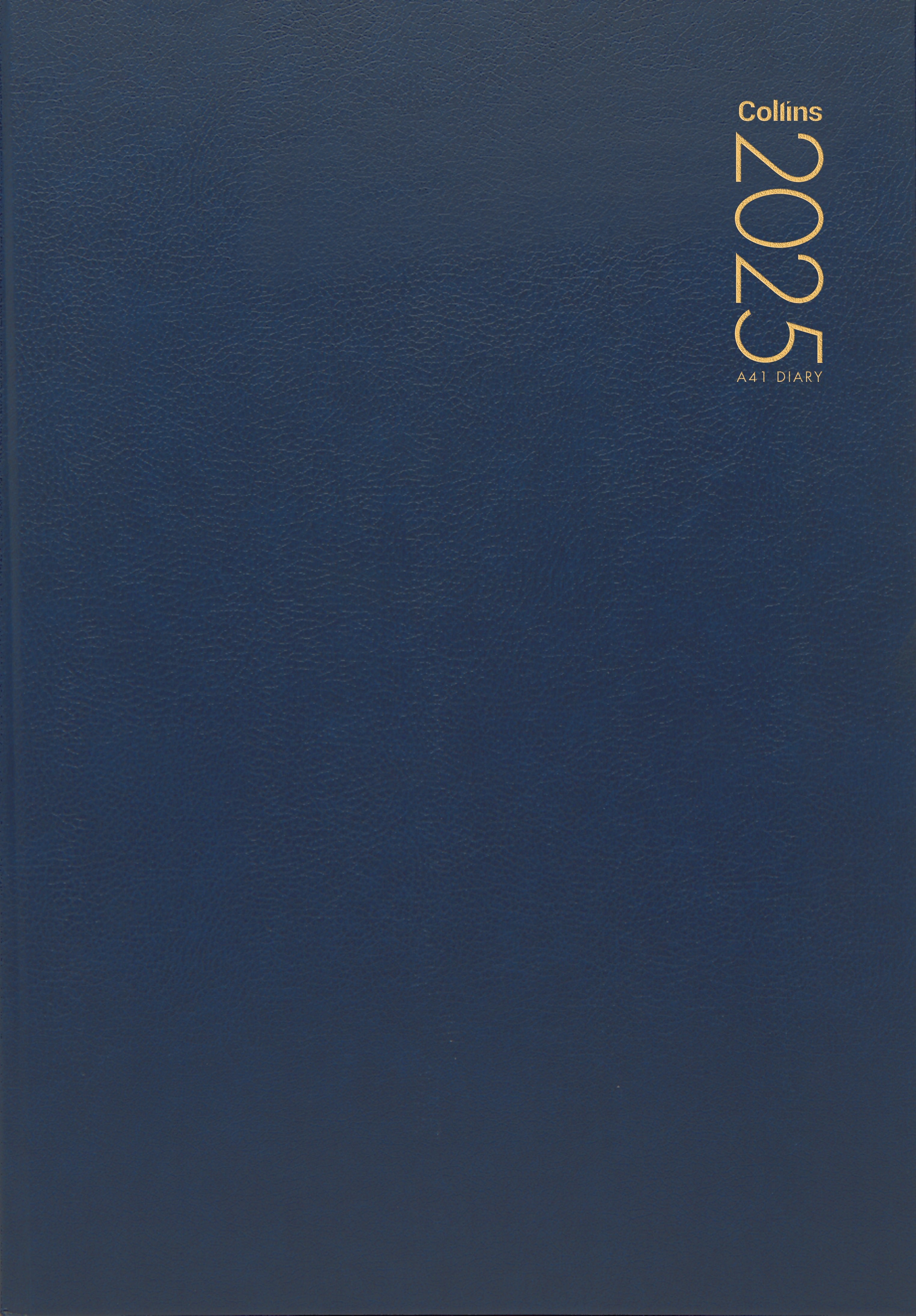 2025 Collins A41 Diary - Day Per Page Planner, Navy Blue, 210mm x 297mm (A4 Size) - Perfect for Office, School & Personal Organization