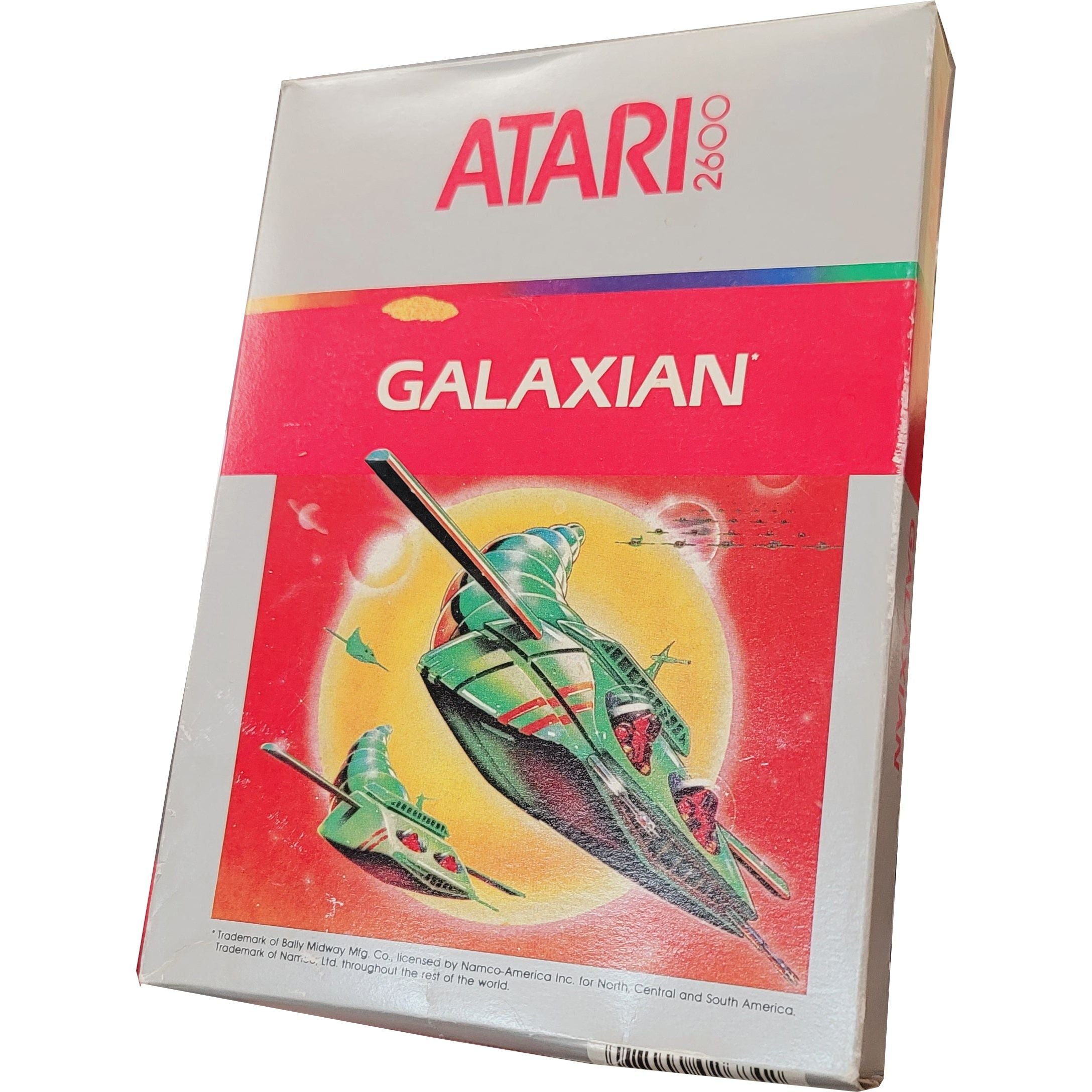 Vintage Atari 2600 Galaxian Video Game Cartridge - Complete in Box with Manual | Classic Retro Gaming for Collectors & Enthusiasts | Perfect for 80s Nostalgia & Home Arcade Setup