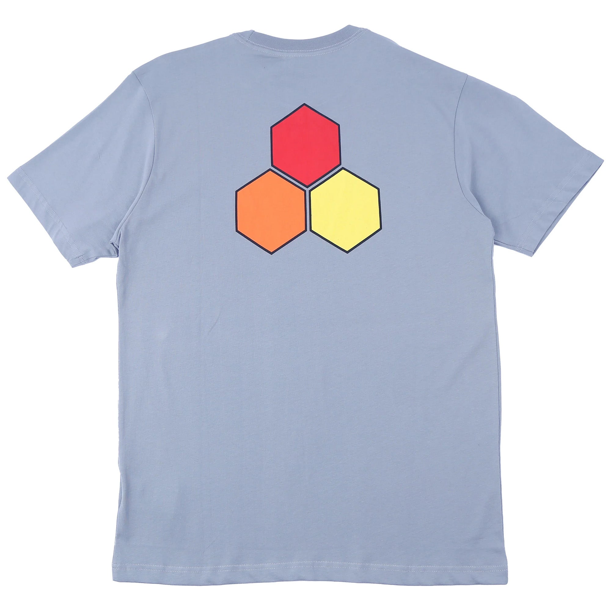 Channel Islands Classic Hex Men's Short Sleeve T-Shirt - Light Grey | Comfortable Casual Wear for Surfing, Beach Outings & Everyday Style