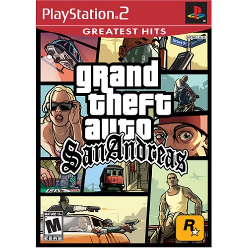 Grand Theft Auto San Andreas Greatest Hits - PlayStation 2 Game | Open World Action Adventure | Perfect for Classic Gaming & Collectors | Play at Home or Gaming Parties