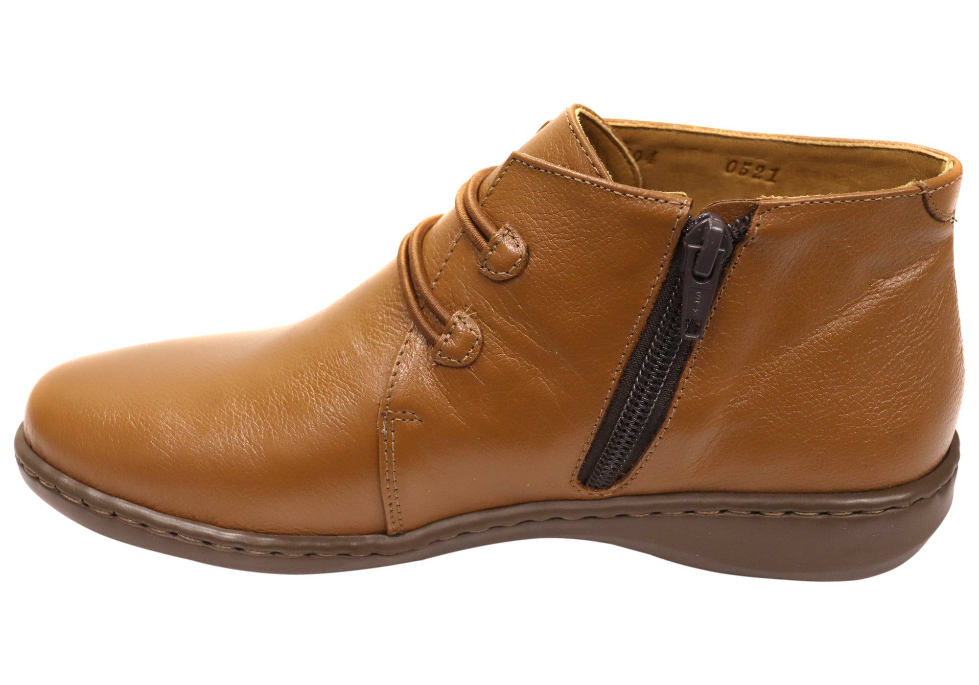 Opananken Willow Women's Comfortable Brazilian Leather Ankle Boots - Stylish & Durable Booties for Casual Wear, Office & Date Night Outfits