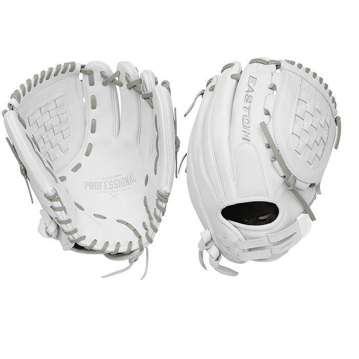 Easton Pro Collection 12 Inch Fastpitch Softball Glove EPCFP120 3W - Premium Leather Mitt for Women & Youth Players - Perfect for Training, Games & Competitive Play