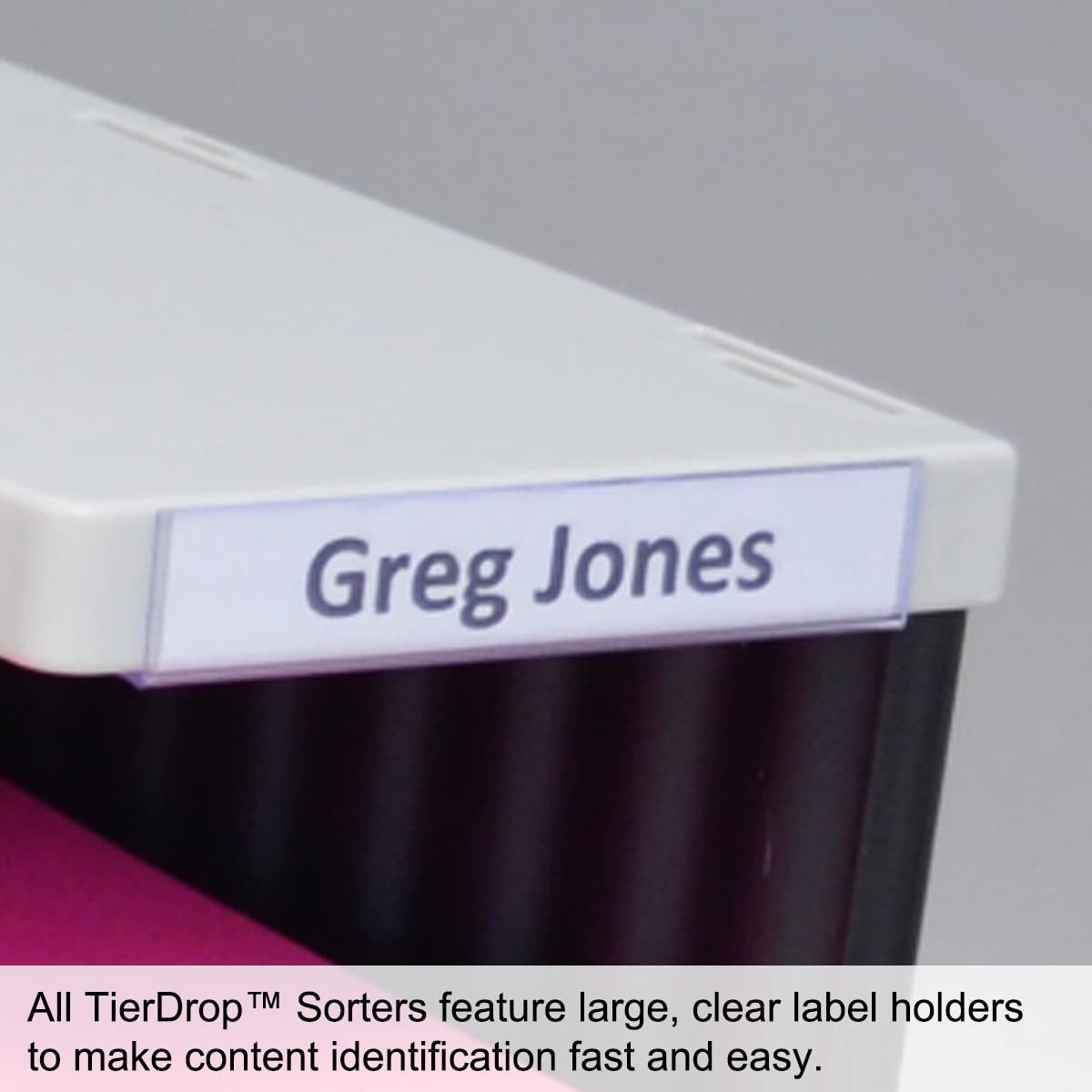 Ultimate Office Tierdrop Desktop Organizer - 12 Compartment High Capacity Mail & Literature Sorter with Extra Tall Slots for Bulky Packages - Expandable with Add-On Tiers - Perfect for Classroom, Home Office & Mailroom Organization
