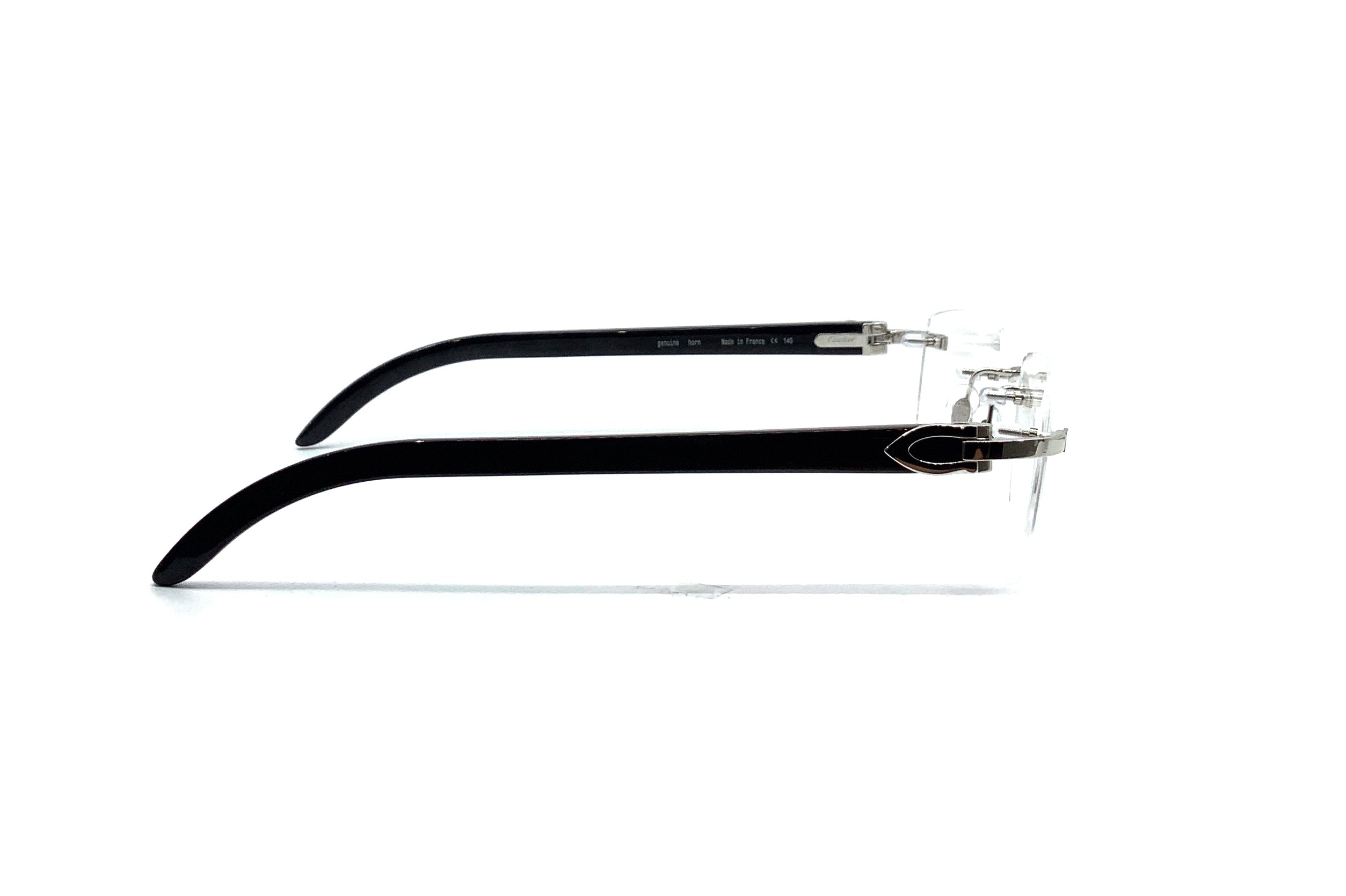 Cartier C Décor CT0049O Buffalo Horn Sunglasses - Luxury Designer Shades for Men & Women - Perfect for Outdoor Activities, Travel & Fashion Statements