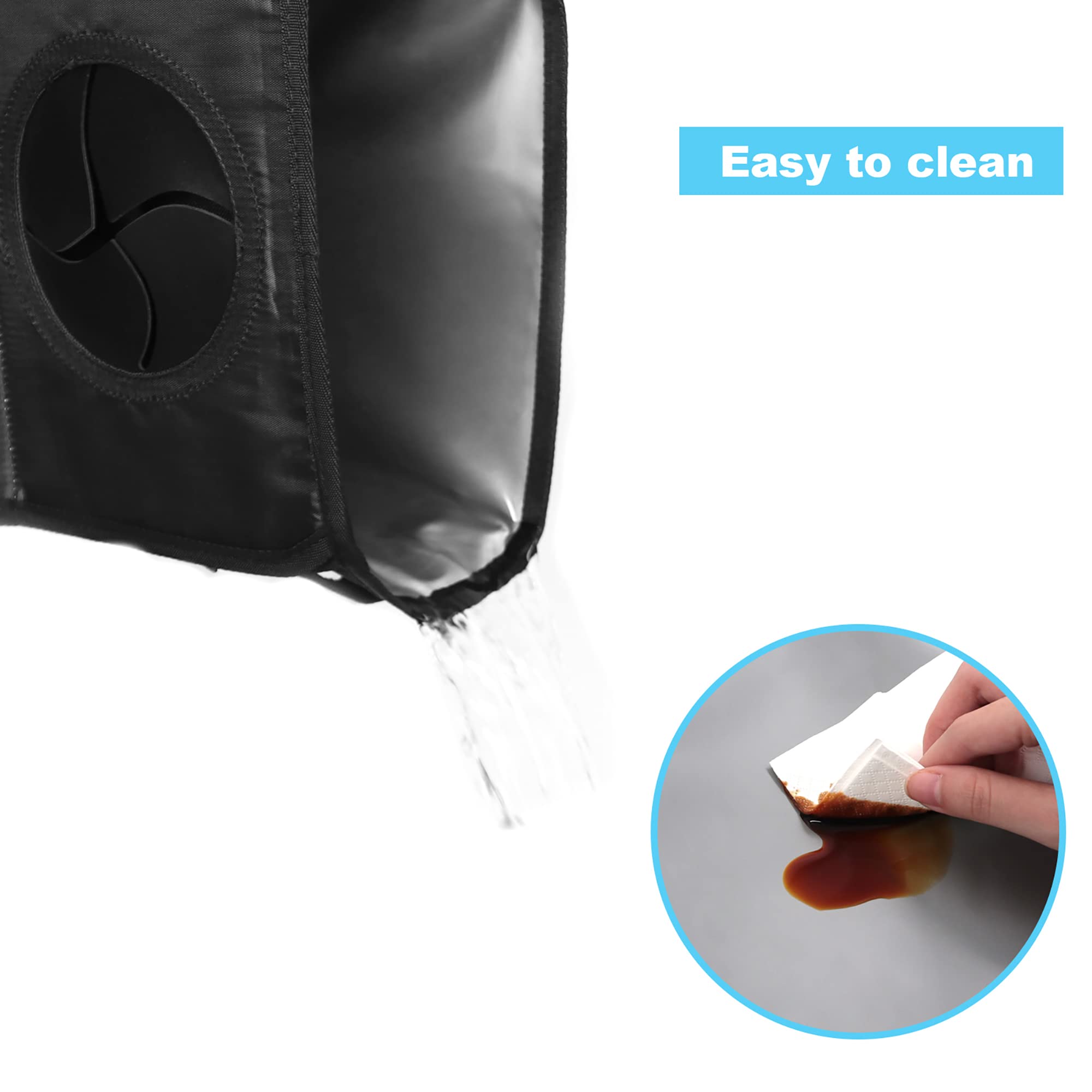 Leak-Proof Waterproof Car Trash Can with Lid - Collapsible Hanging Garbage Bag for SUV & Front Seat | Portable Car Organizer with Storage Mesh Pocket | Ideal for Road Trips, Commuting & Family Travel