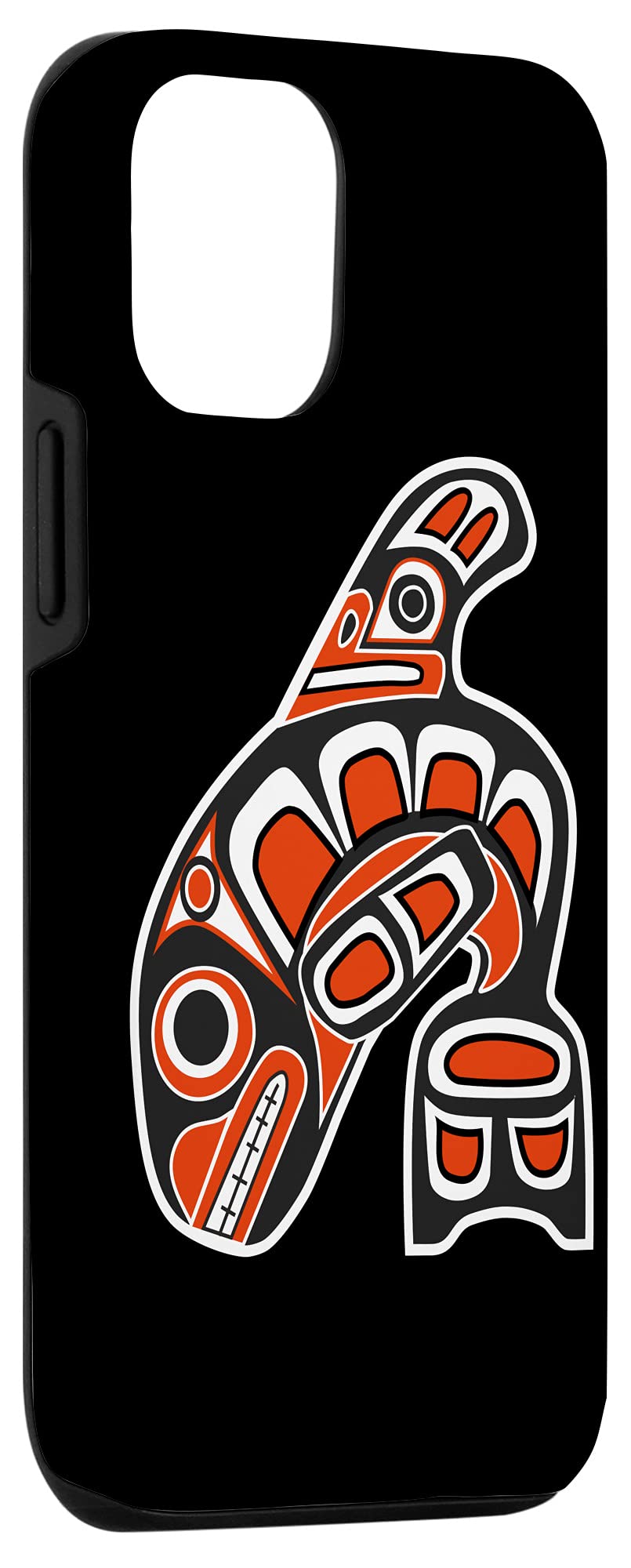 iPhone 12/12 Pro Case with Orca Whale Haida Native American Tribal Art - Stylish Protective Phone Cover for Daily Use, Travel & Gifts