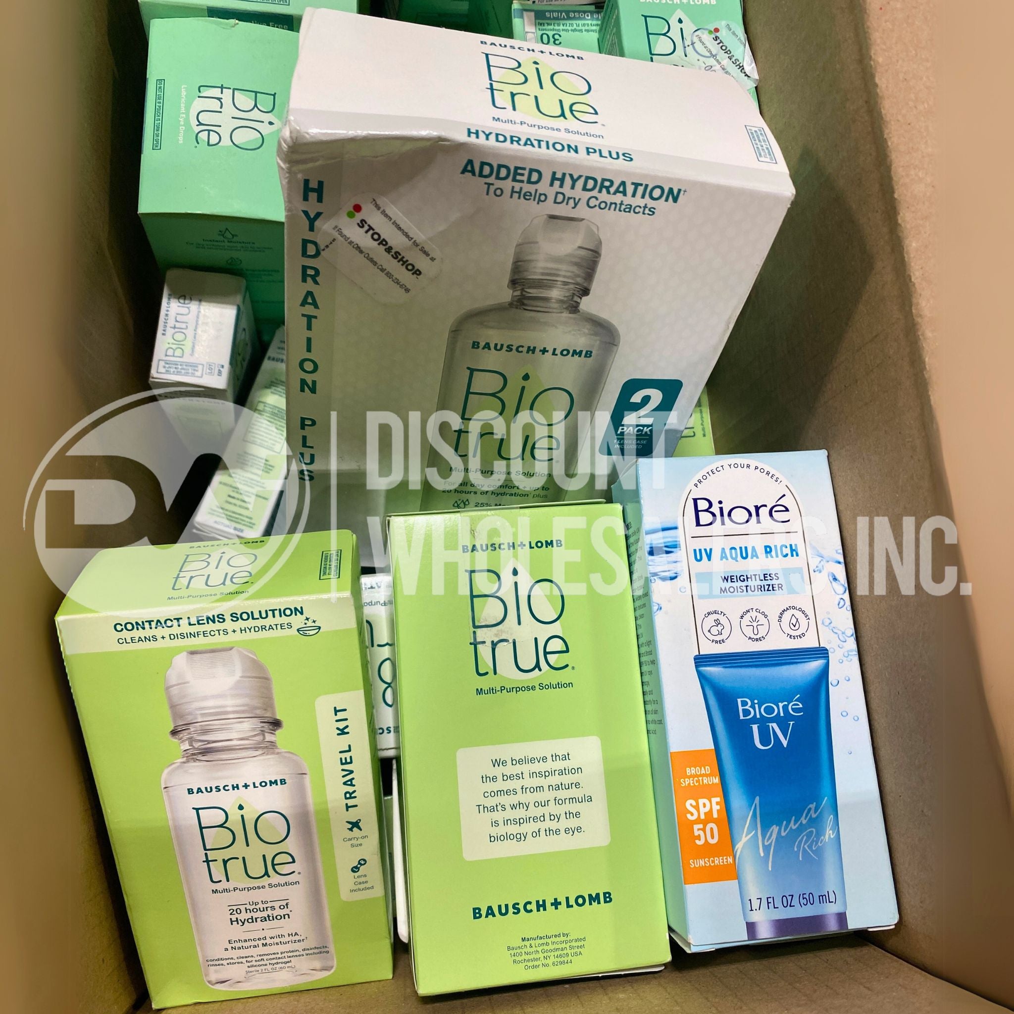 Bio True Assorted Boost Contact Lens Solution (44 Pcs Lot) - Daily Disposable Lenses for Dry Eyes & All-Day Comfort - Perfect for Work, Travel, and Active Lifestyles
