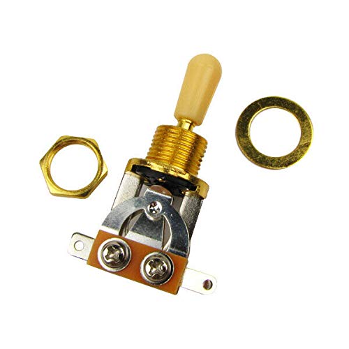 Premium 3-Way Toggle Switch with Cream Tip Cap for LP Electric Guitar - Replacement Guitar Parts & Pickup Selector | Perfect for DIY Guitar Repair & Customization