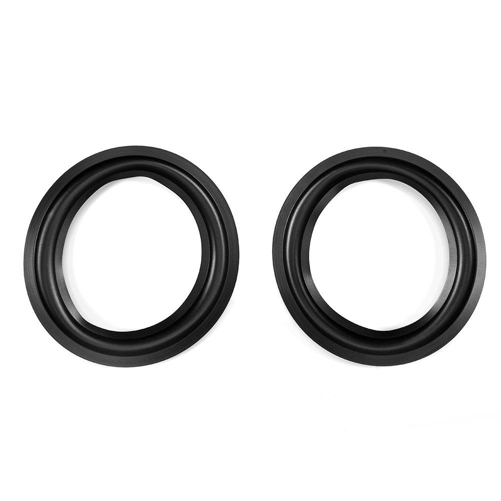 6 Inch Perforated Rubber Edge Speaker Replacement (2-Pack) – Durable 156mm Black Speaker Edge for Easy DIY Speaker Repair – Perfect for Home Audio, Car Speakers & Professional Sound Systems
