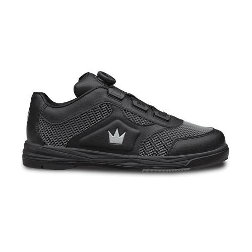 Brunswick Men's Fury Black Right Hand Bowling Shoes - Lightweight & Comfortable for League Play & Tournament Bowling