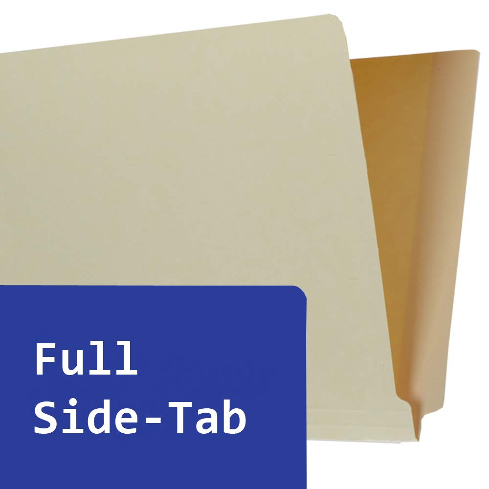 King Manila End Tab File Folders with Prong - Letter Size (Box of 50) | Single Fastener Medical File Folders for Charts & Documents | Durable Office & Hospital Organization Supplies | Perfect for Medical Records, Office Filing & Document Storage