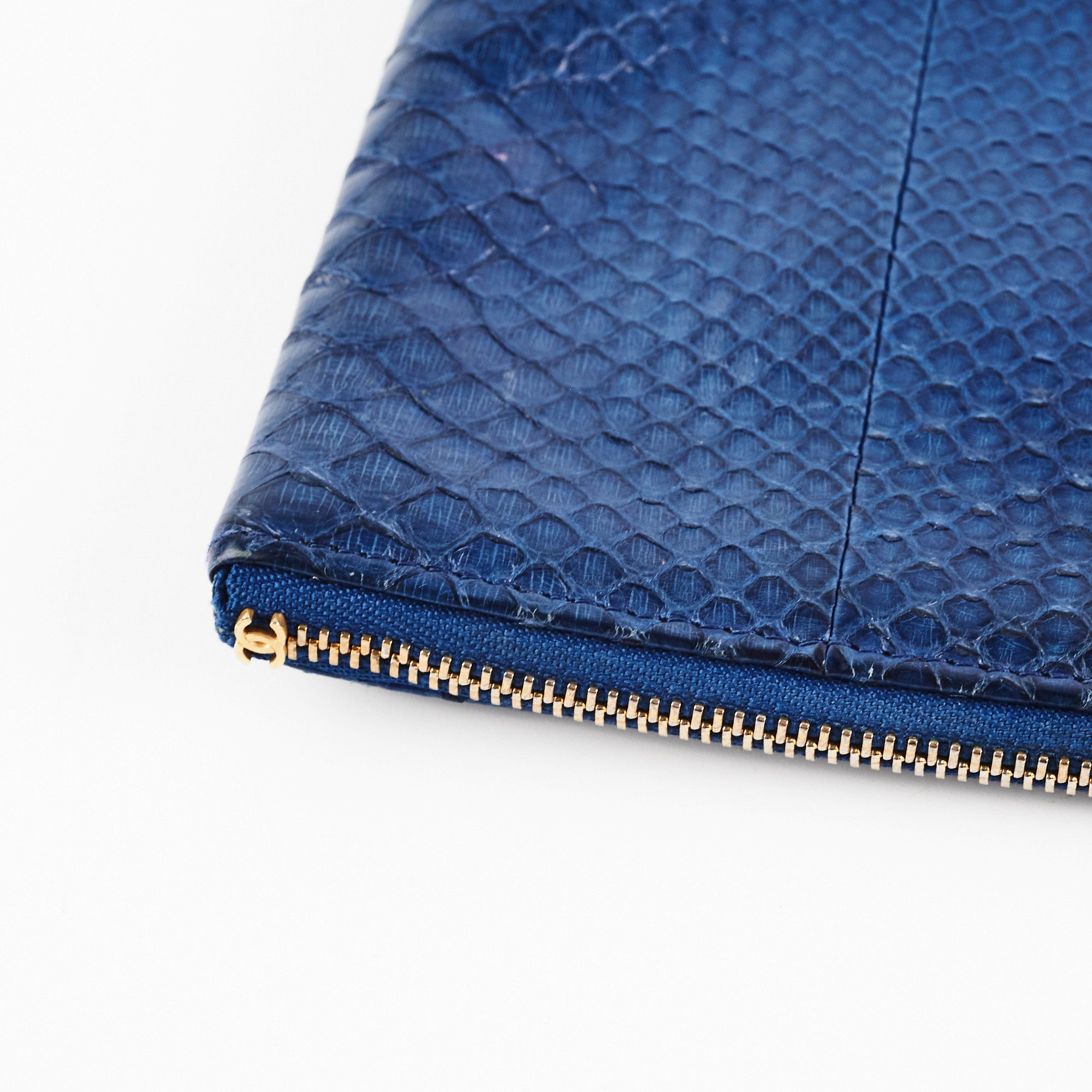 Chanel O Case Medium Exotic Leather Blue Crossbody Bag - Luxury Designer Handbag for Women, Perfect for Parties, Date Nights & Travel Accessories