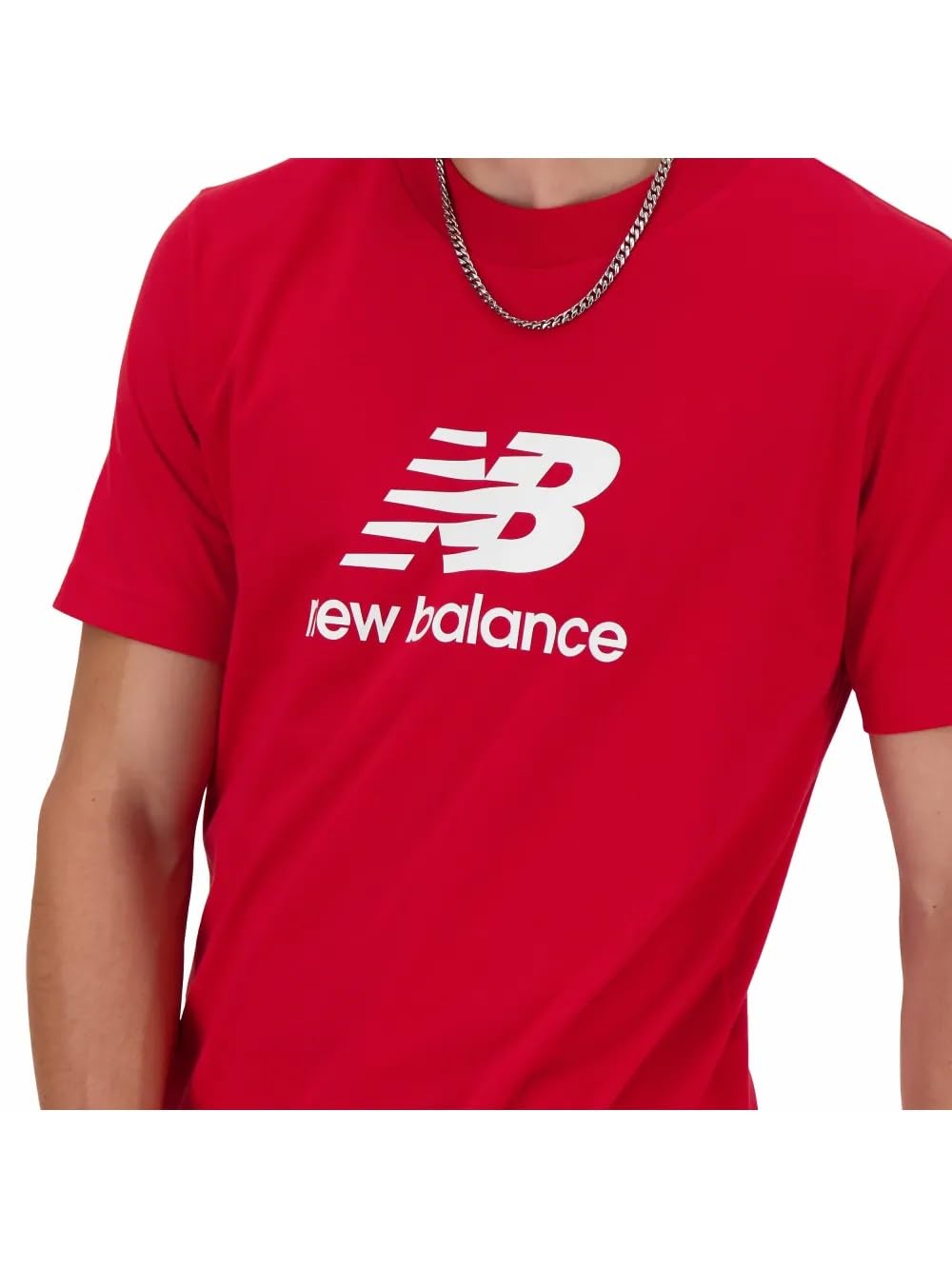 New Balance Men's Sport Essentials Logo T-Shirt - Athletic Casual Wear for Running, Gym & Everyday Comfort