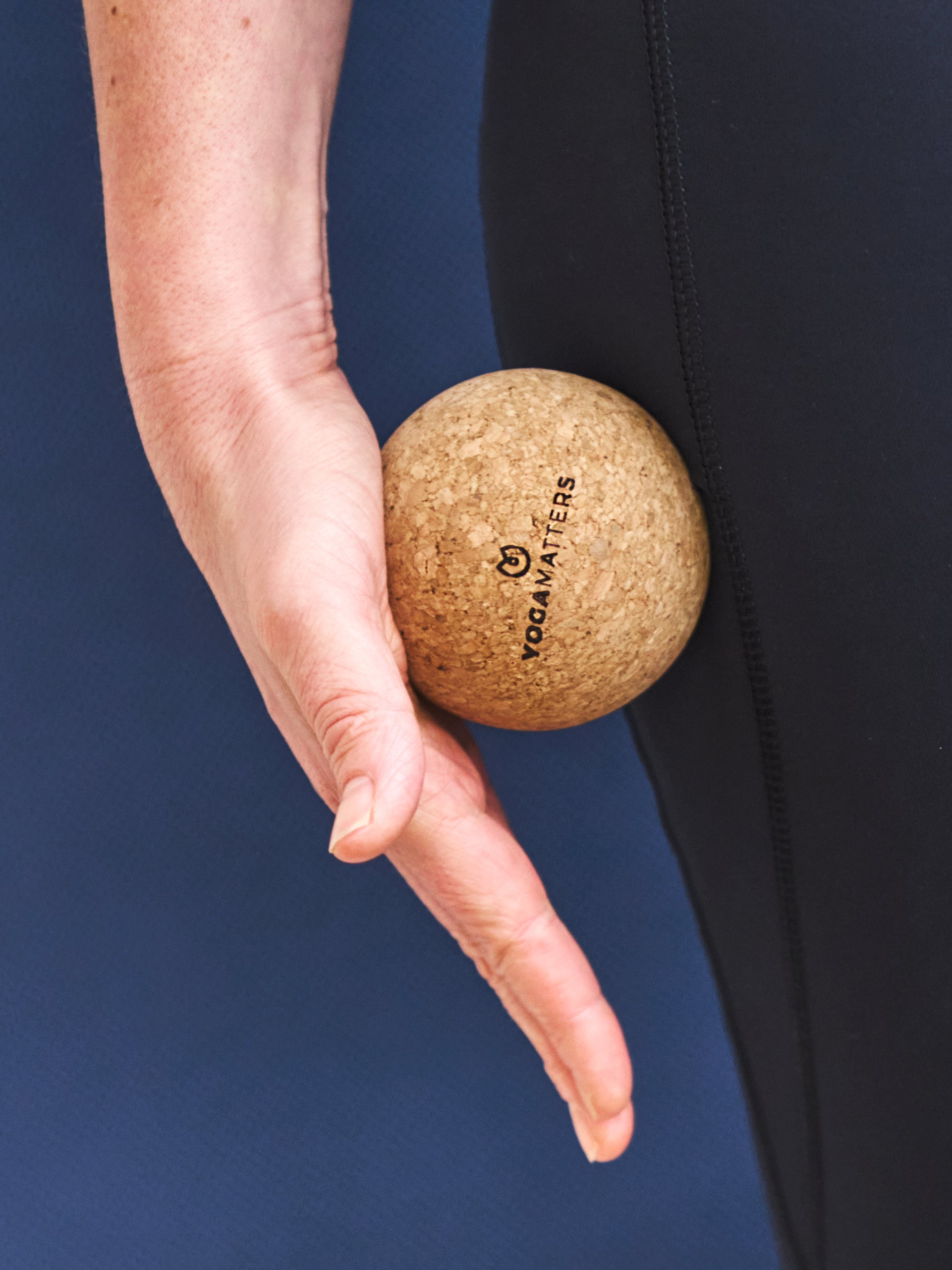 Yogamatters Cork Massage Ball Set for Myofascial Release & Muscle Recovery - Perfect for Yoga, Pilates & Post-Workout Therapy