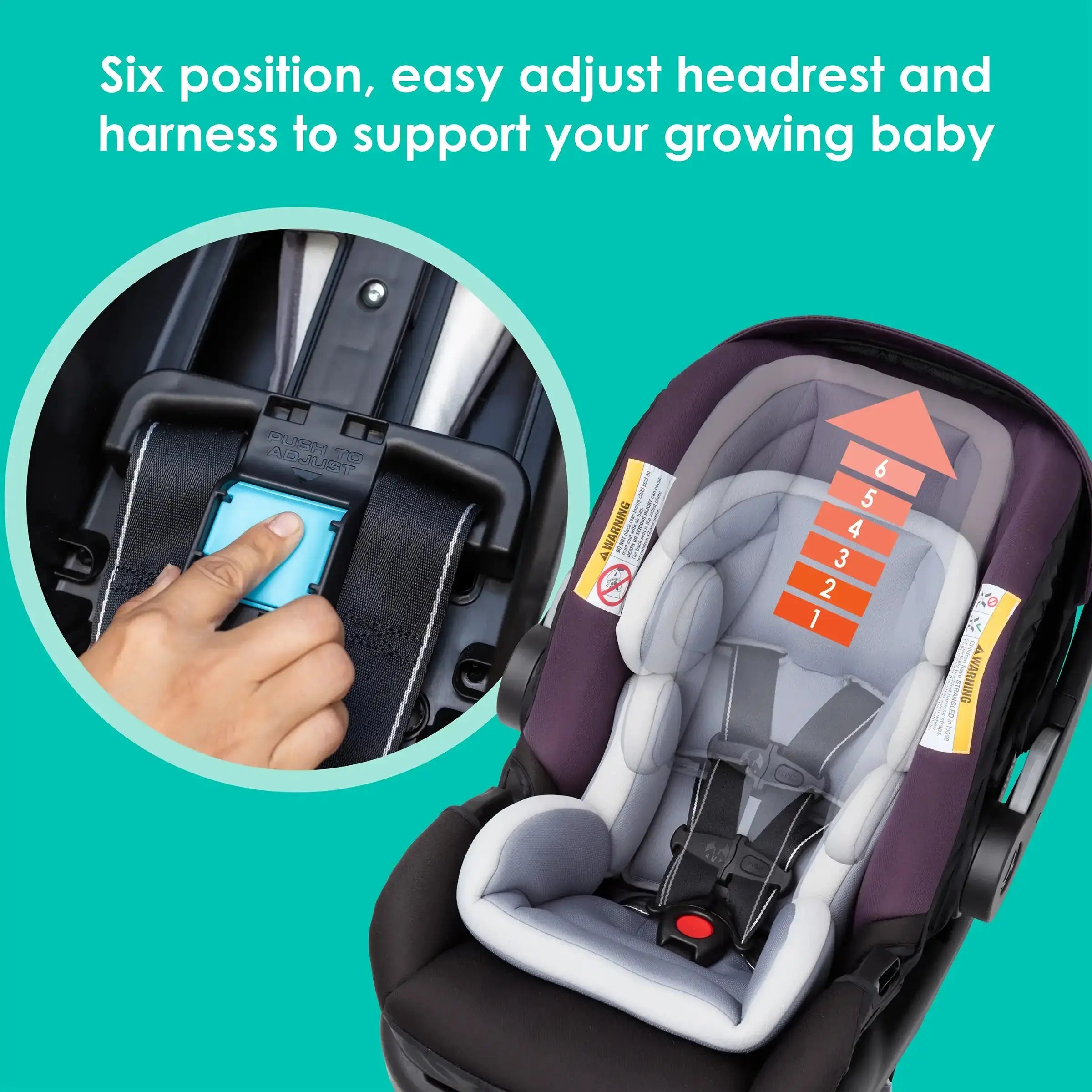 Secure Lift Infant Car Seat - Safe & Comfortable Baby Car Seat for Newborns to Toddlers - Perfect for Travel, Shopping & Daily Commutes