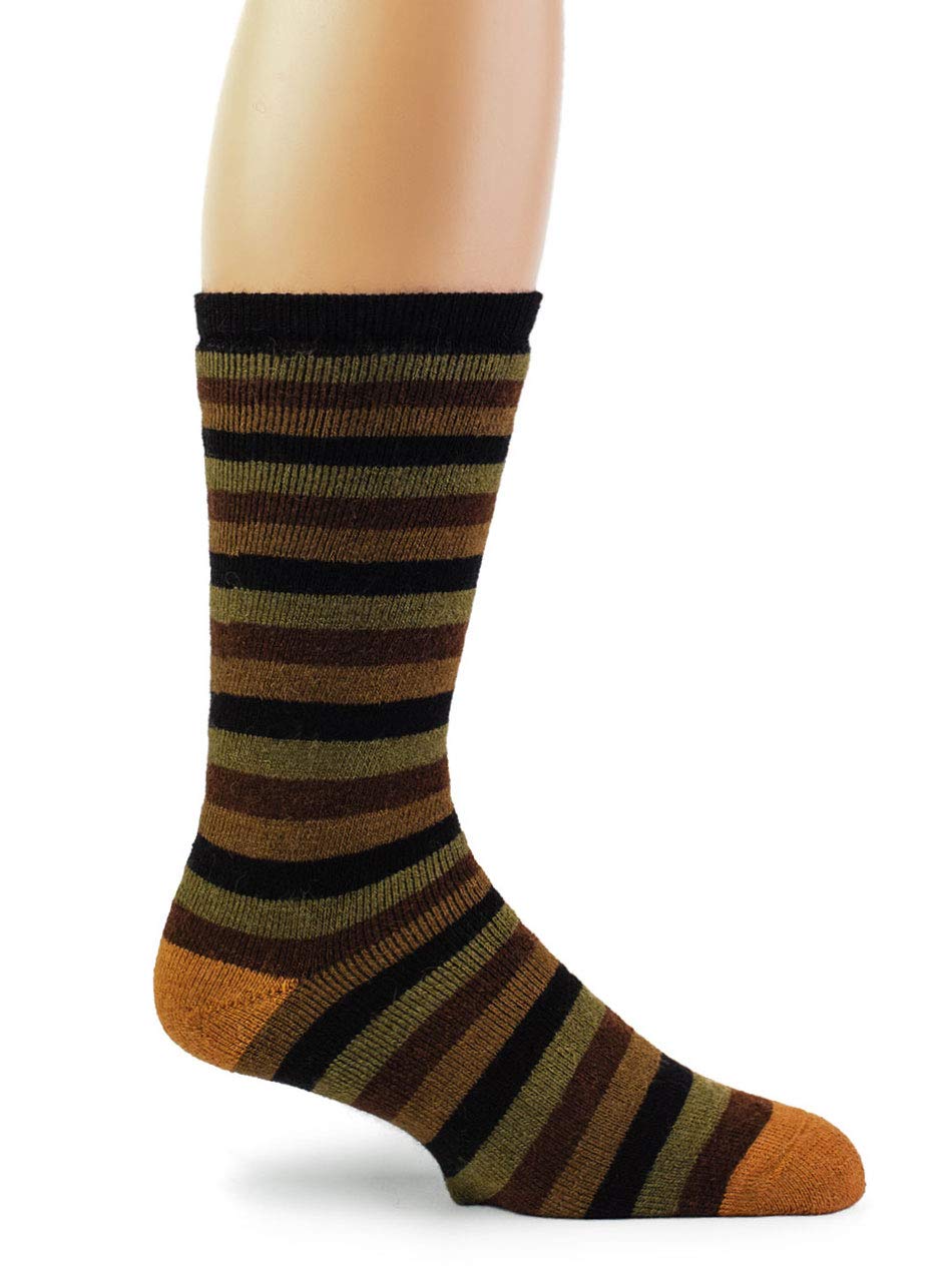 Premium Alpaca Wool Socks for Men & Women - Warm Terry Lined Winter Hiking Socks with Comfort Band | Perfect for Outdoor Activities, Camping & Cold Weather Adventures