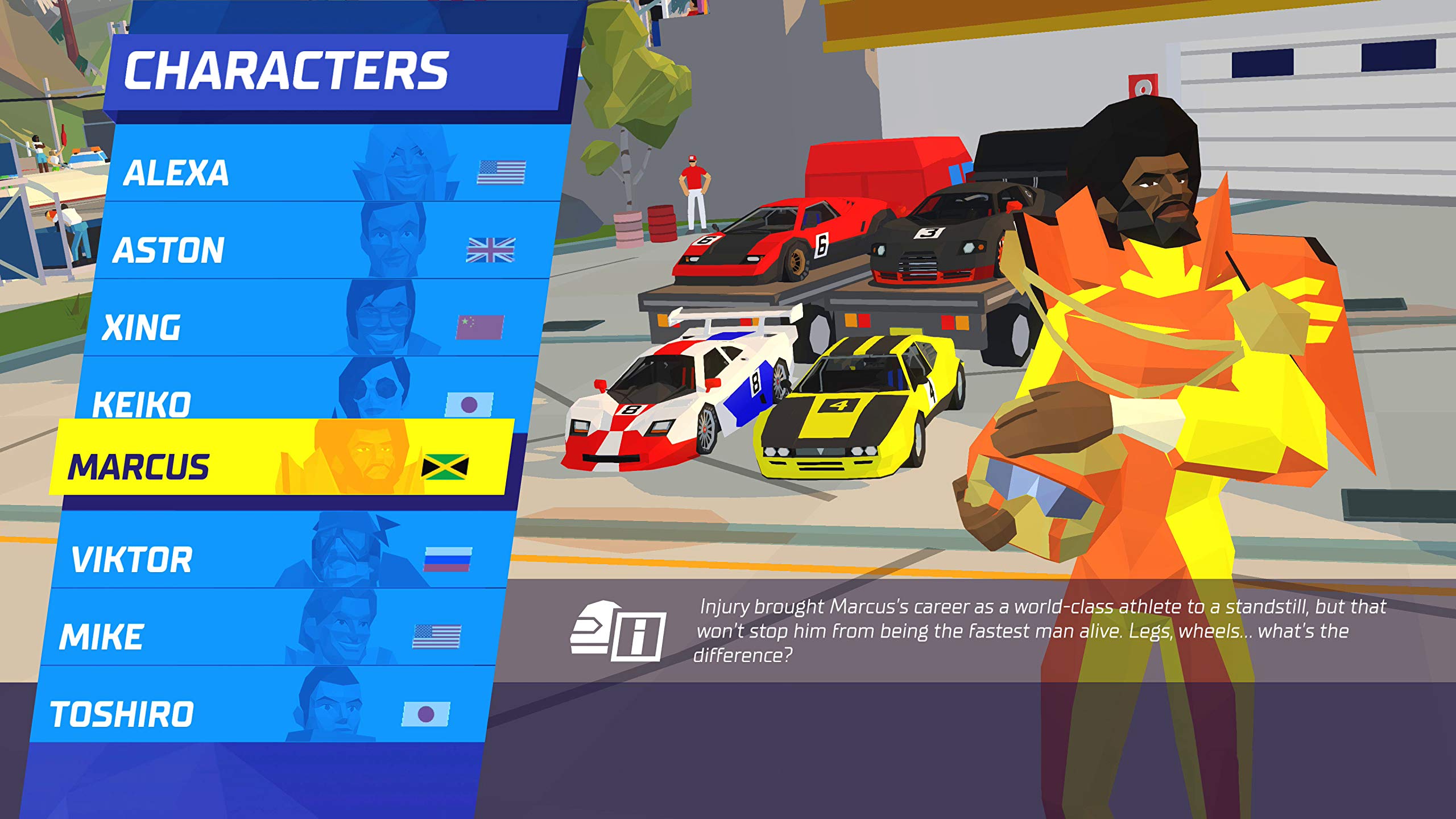 Hotshot Racing Game for PS4 - High-Speed Arcade Racing with Retro Graphics | Perfect for Multiplayer Gaming & Racing Enthusiasts