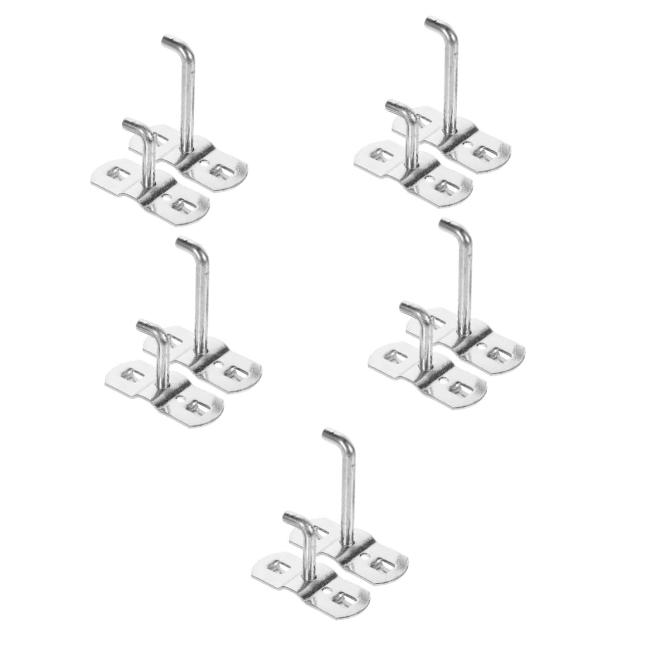 ULTECHNOVO 60 Pcs Heavy Duty Iron Pegboard Hooks - Nail Board Hooks for Craft Room Organization & Storage - Perfect for DIY Projects, Workshop, Garage, and Home Decor