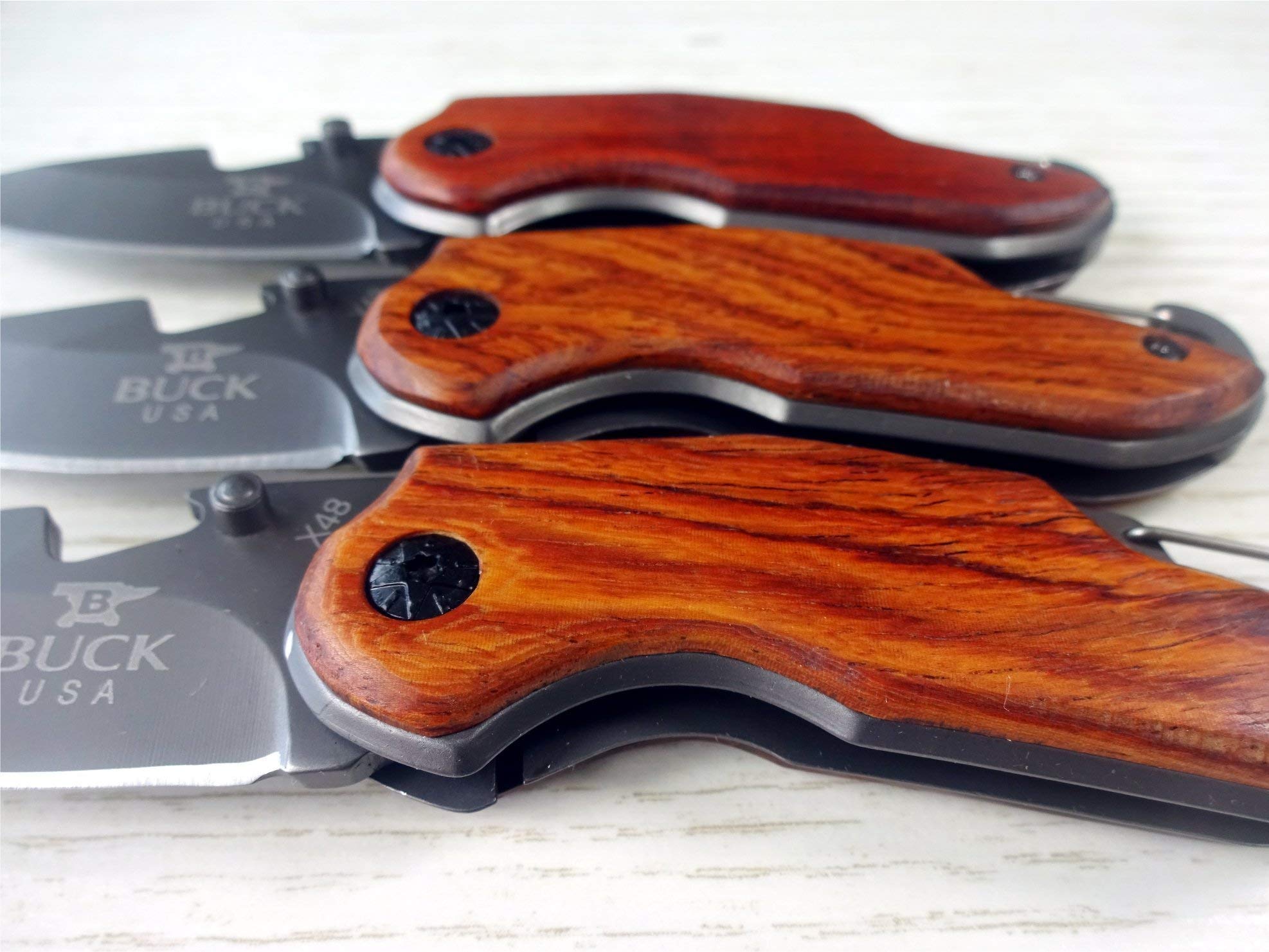 Personalized Pocket Knife Gift for Groomsman, Dad, Husband, Boyfriend - Engraved Custom Knife for Outdoor, Camping & Everyday Carry (EDC)
