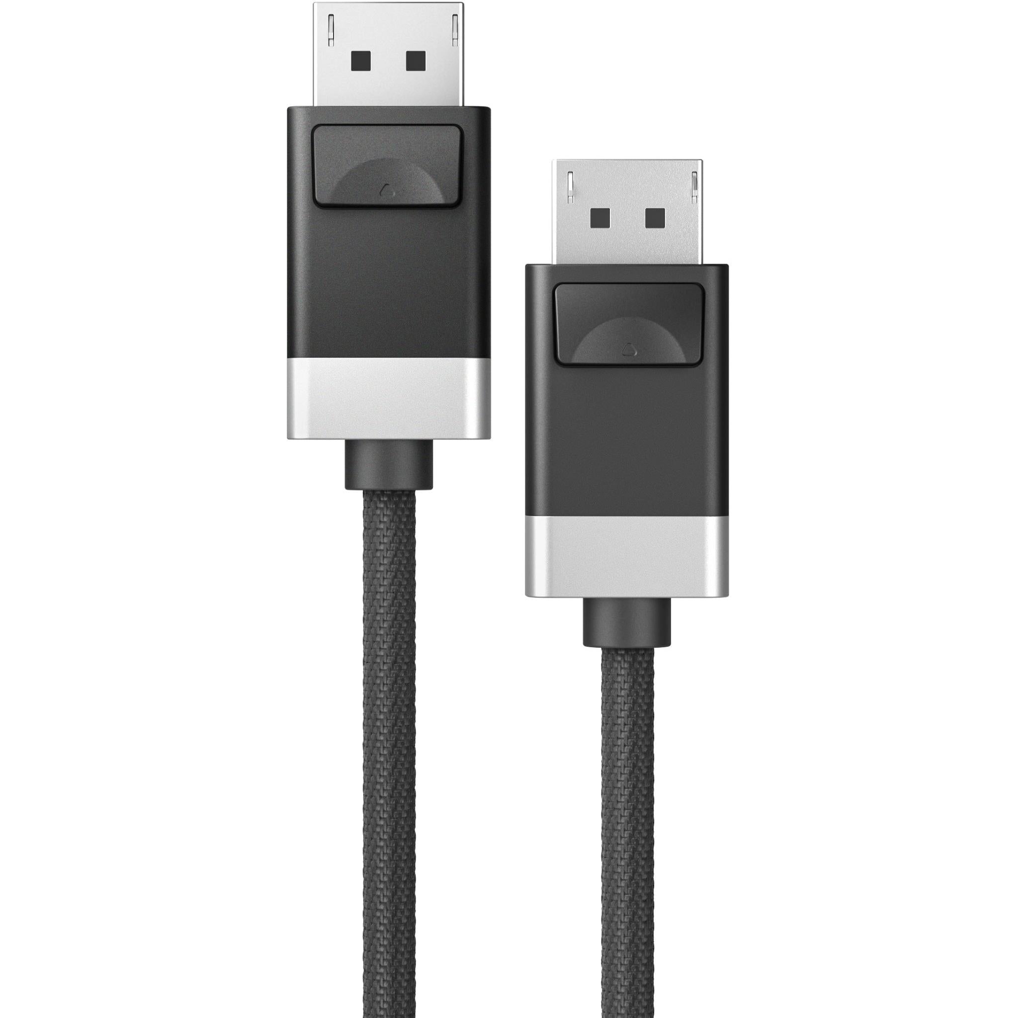 Alogic Fusion DisplayPort Cable 3m (10ft) - 4K 60Hz HDR, Gold-Plated Connectors, Braided Nylon - for Gaming, Home Theater & Office Monitors