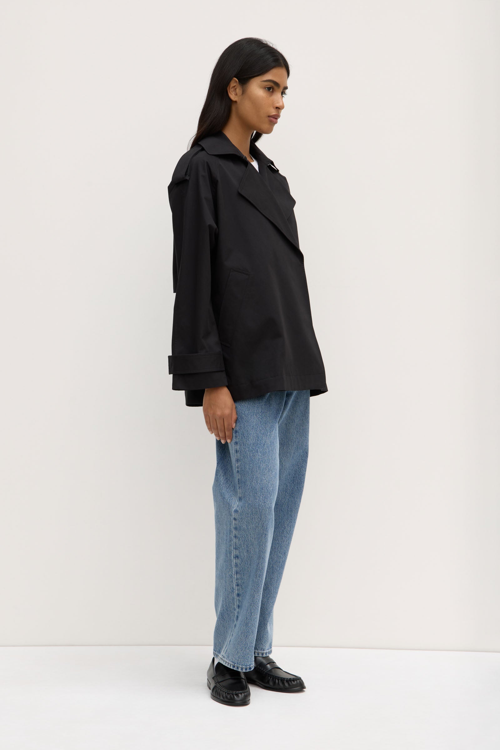 Arden Short Mac Jacket - Women's Lightweight Water-Resistant Trench Coat for Spring & Fall | Perfect for Work, Travel & Casual Outfits