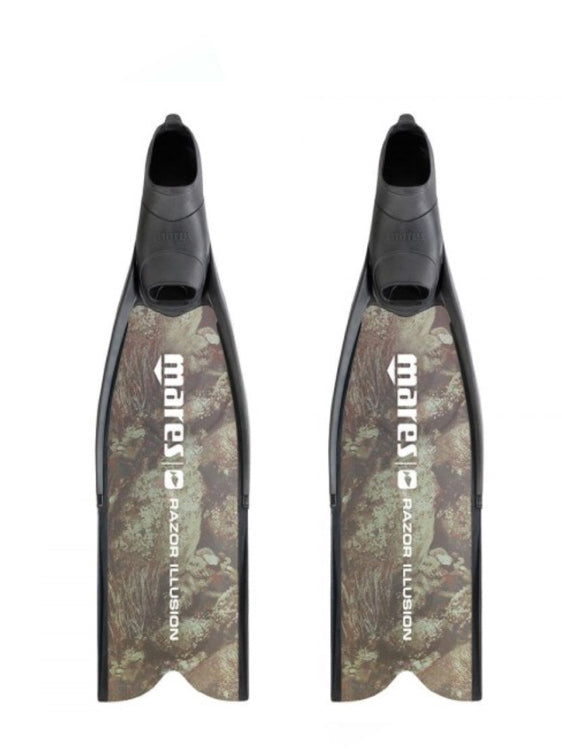 Mares Razor Illusion Fins - Premium Scuba Diving Fins for Snorkeling, Swimming & Freediving - Lightweight & Comfortable for Ocean Adventures
