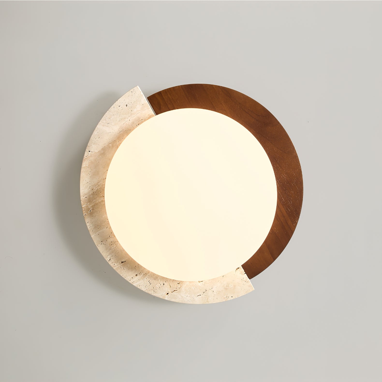 Eclipse Halo LED Ceiling Light - Modern Round Flush Mount Fixture for Bedroom, Living Room & Kitchen Lighting | Dimmable Indoor Ambient Light