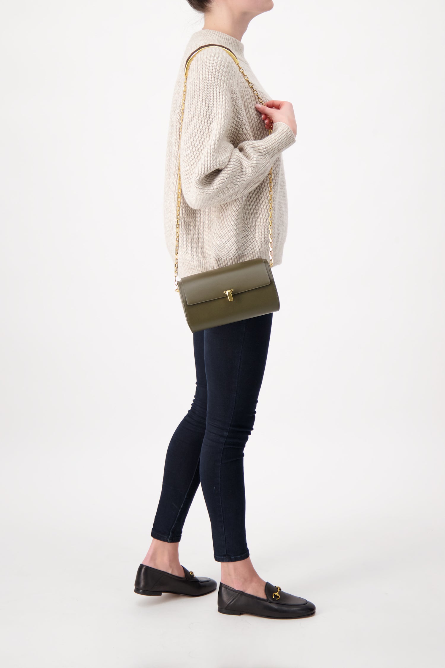 Volon Khaki PO Trunk Bag - Stylish & Durable Crossbody Bag for Men & Women | Perfect for Travel, Work & Everyday Use