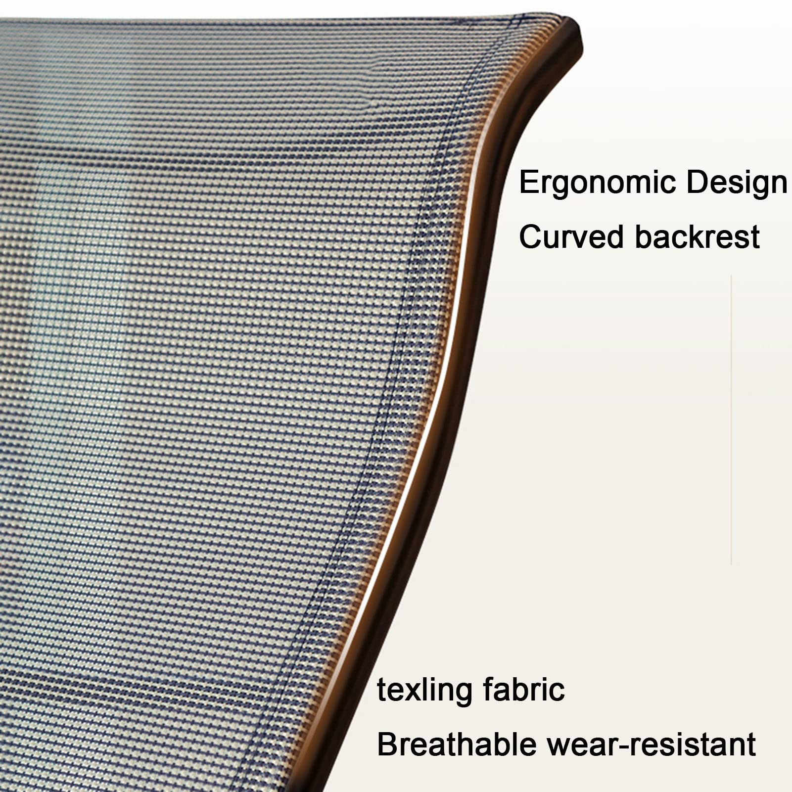 Outdoor Folding Rocking Chair with Adjustable Footrest - Heavy Duty Steel Frame Patio Glider Chair, 4-Position Recliner with Breathable Mesh Fabric for Porch, Garden, Backyard - Supports 330lbs (95x52x68cm) - Perfect for Relaxing, Sunbathing & Outdoor Lounging