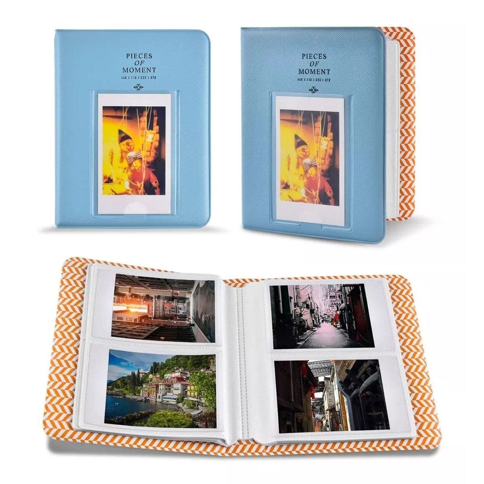 Instant Camera Case Compatible with Fujifilm Instax Mini 11 - PU Leather Protective Bag with Storage Pocket & Adjustable Strap - Includes Photo Album, Wall Frames, Film Frames & Decorative Stickers - Perfect for Travel, Parties & Home Decor