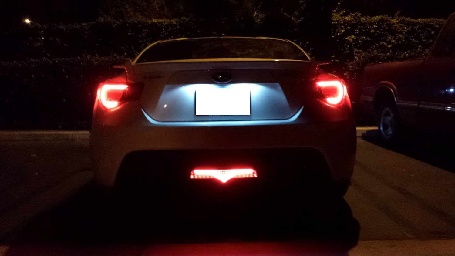 Clear LED Rear Bumper Reverse Brake Fog Light Lamp for Scion FRS 86 Subaru BRZ - High Visibility Safety Lights for Night Driving & Parking