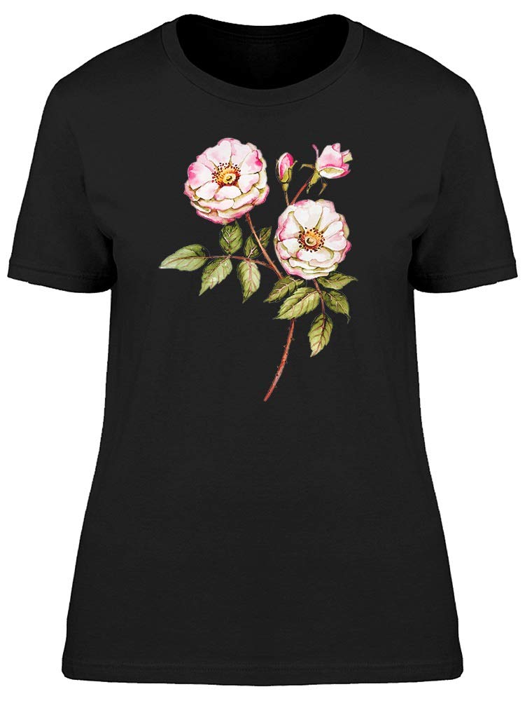 Botanical Wild Flowers T-Shirt for Women - Soft & Stylish Floral Print Tee for Casual Wear & Summer Outfits