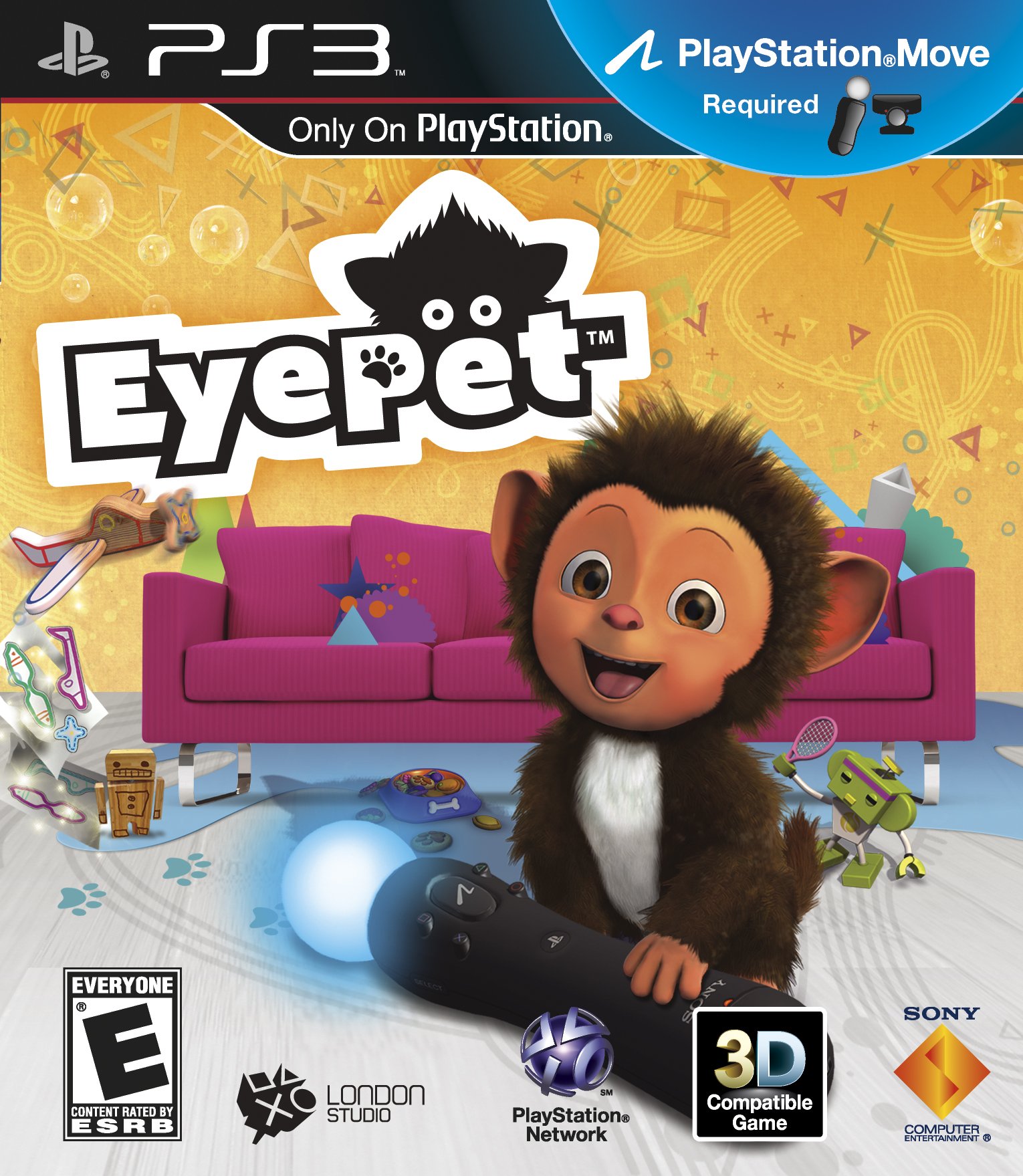 EyePet Virtual Pet Game for Playstation 3 - Interactive Digital Pet Simulation with Motion Controls - Perfect for Family Fun & Kids Entertainment
